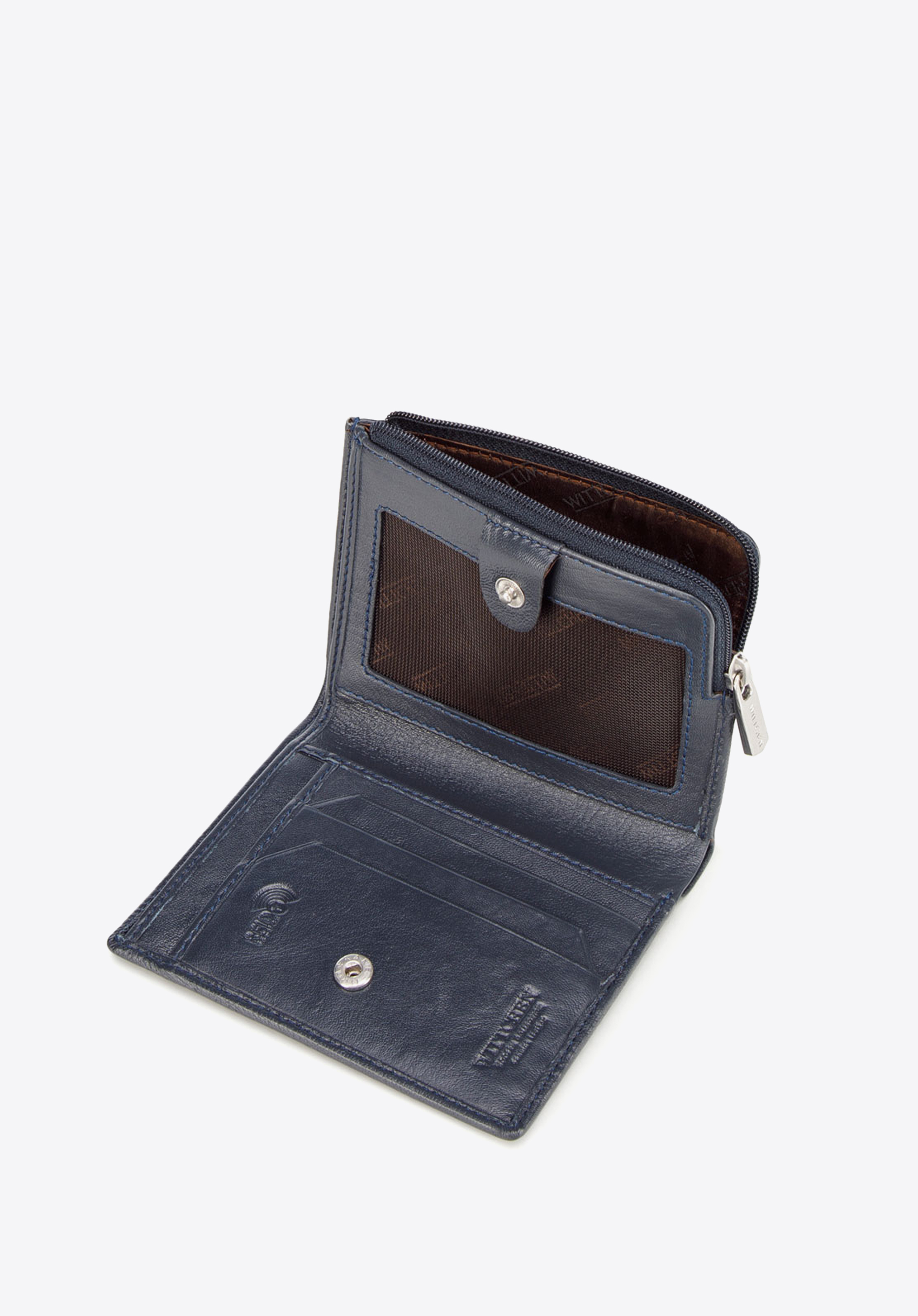 Portfel ze skóry z zapięciem UNISEX