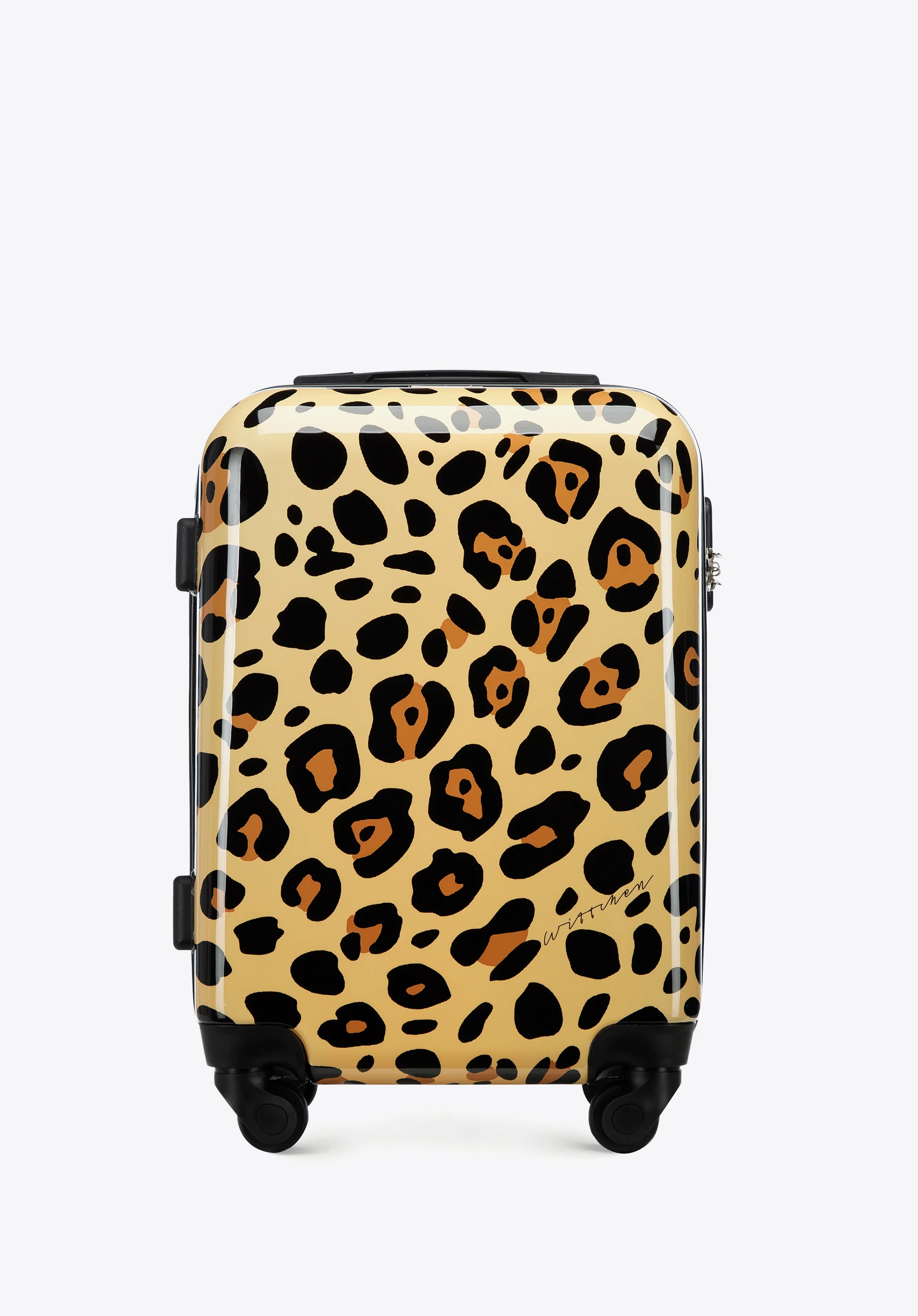 Walizka kabinowa z ABS-u z nadrukiem