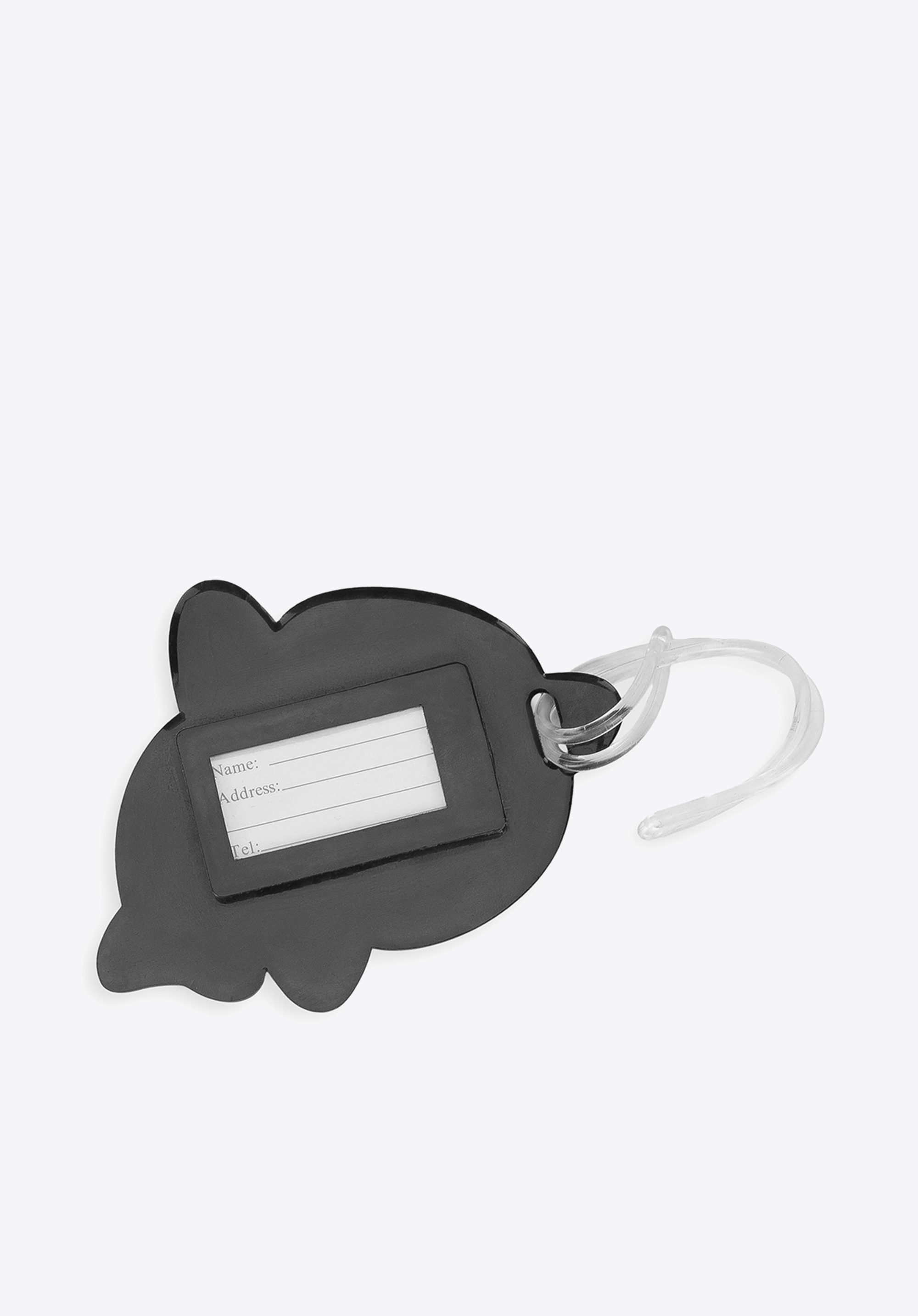 Identyfikator do bagażu z silikonu z grafiką