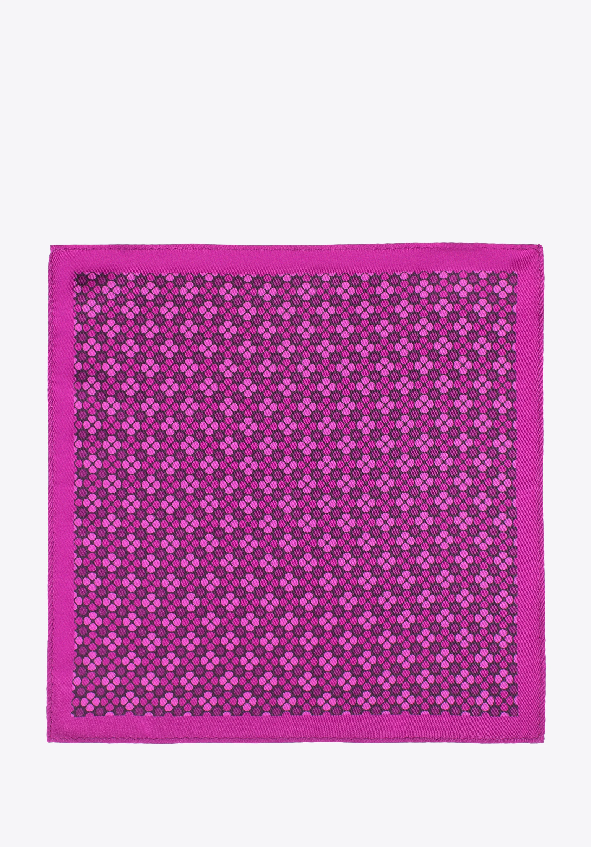 Poszetka z jedwabiu we wzory