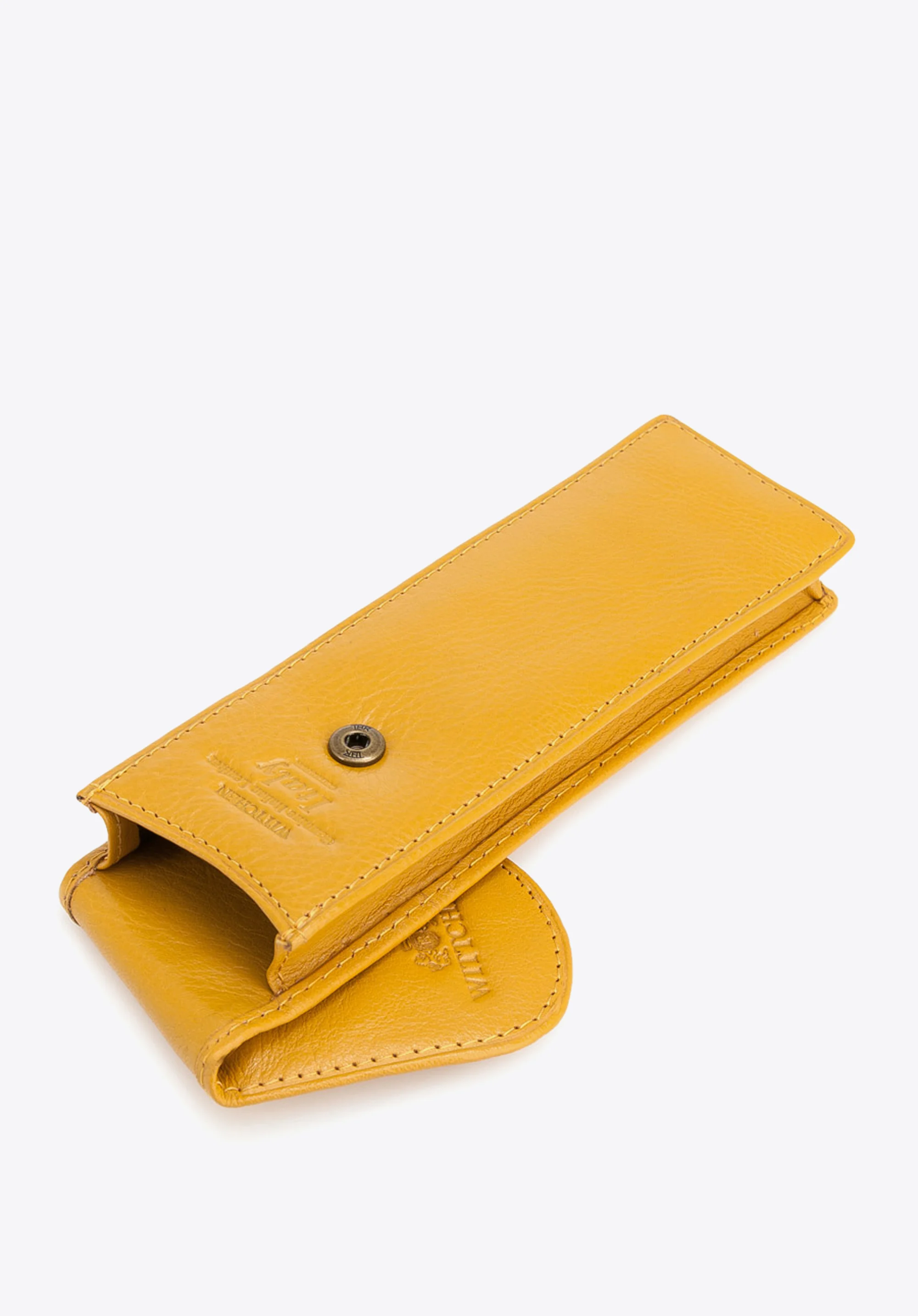 Etui na długopisy ze skóry proste