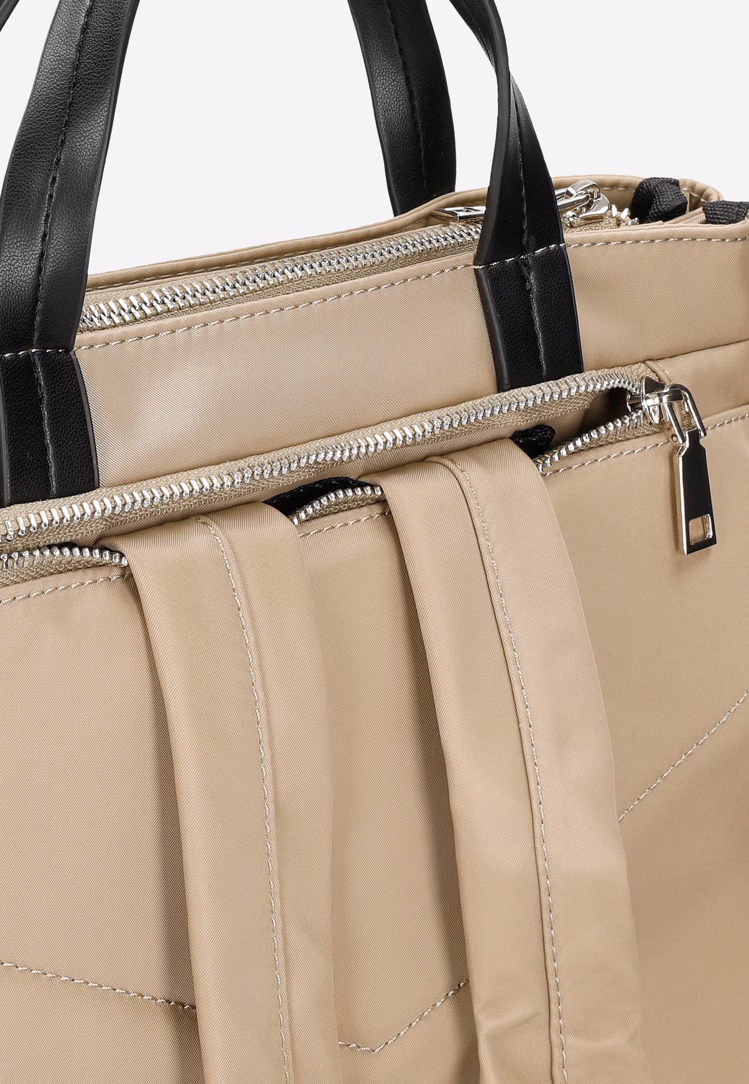 RELAKS beżowy plecak damski z pikowaniem