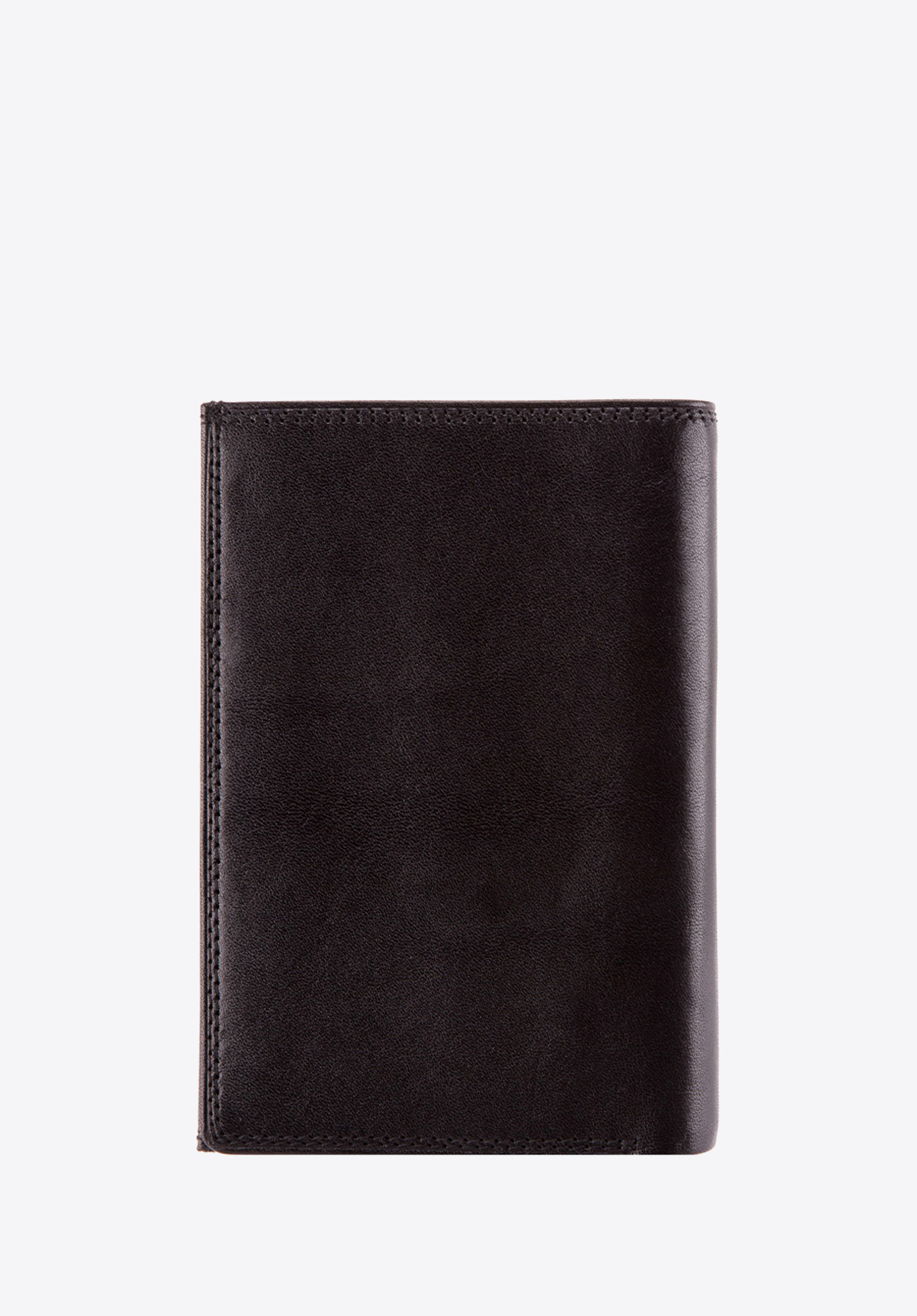 Męski portfel ze skóry z herbem bez zapięcia