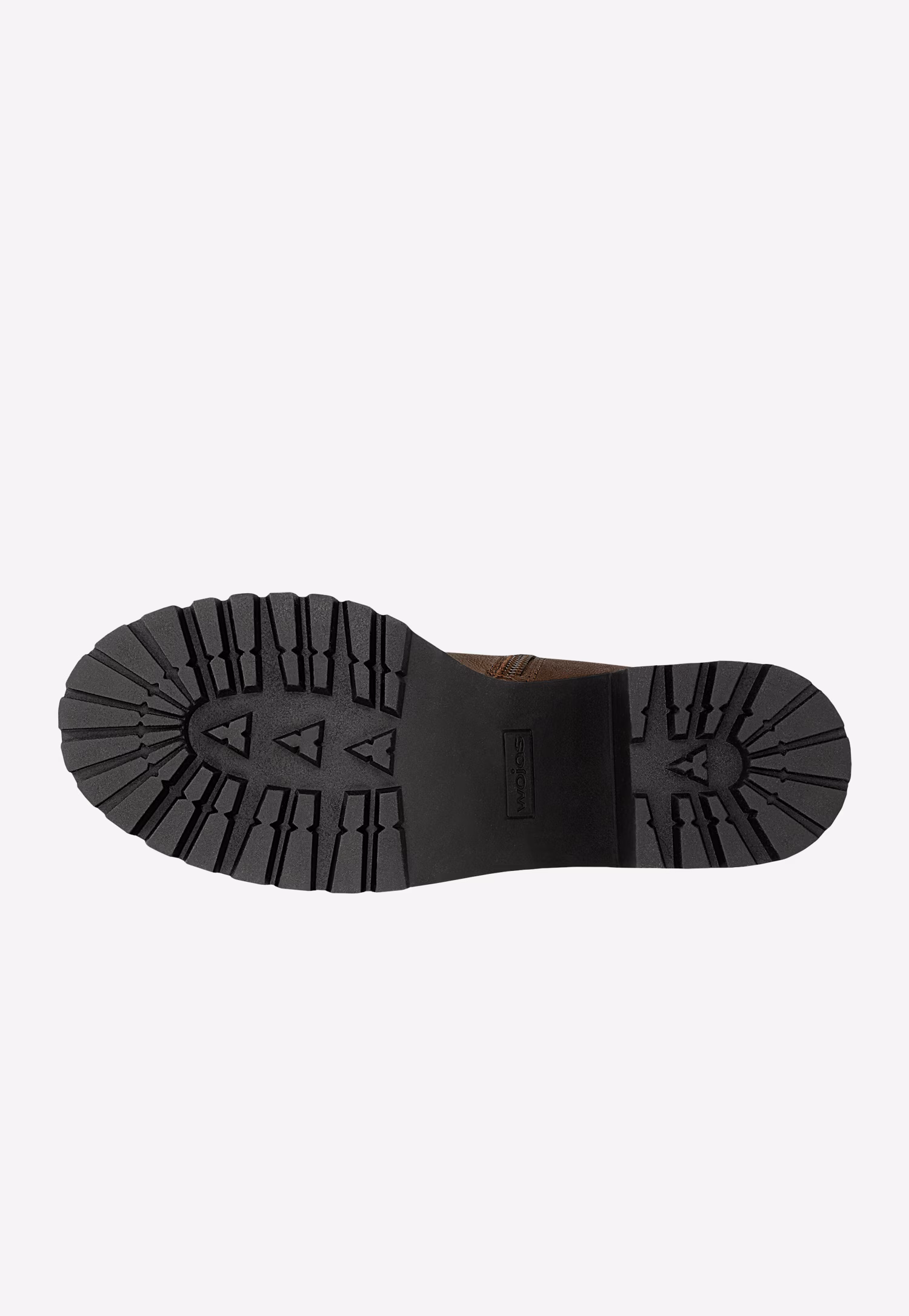 Brązowe botki damskie z ociepleniem