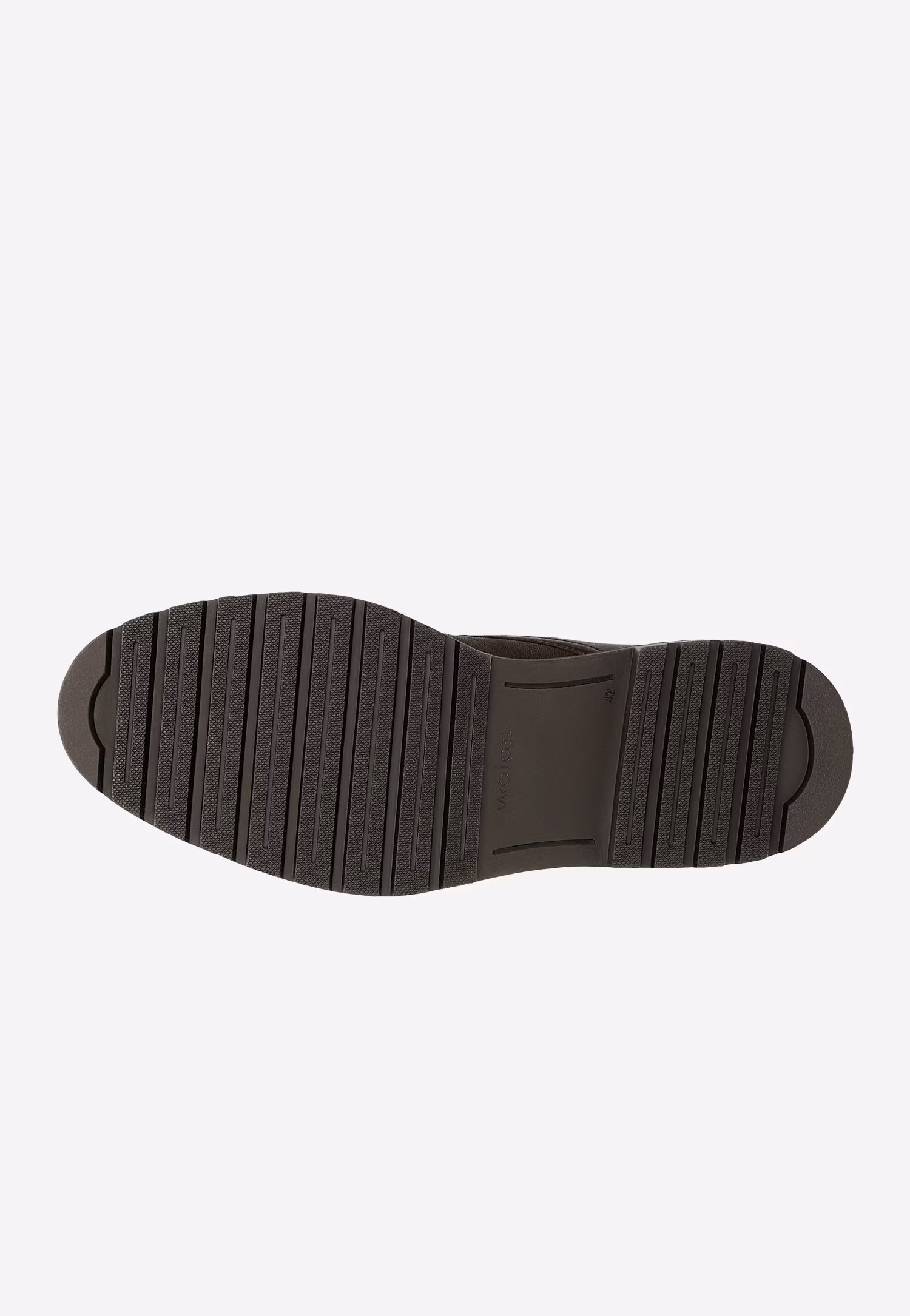 Brązowe workery męskie ze skóry licowej z ociepleniem