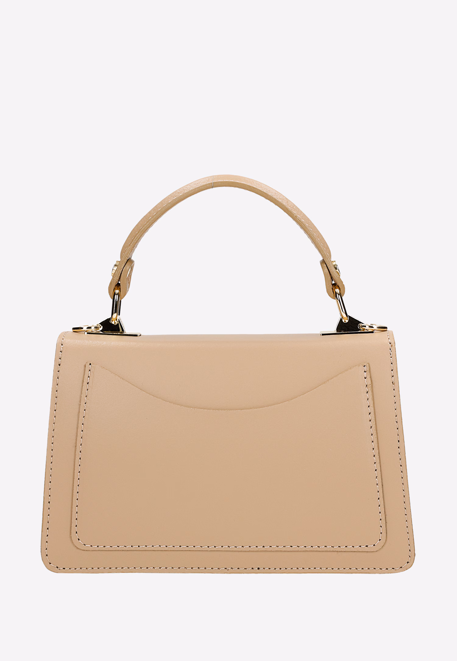 Czarna torebka damska z gładkiej skóry licowej