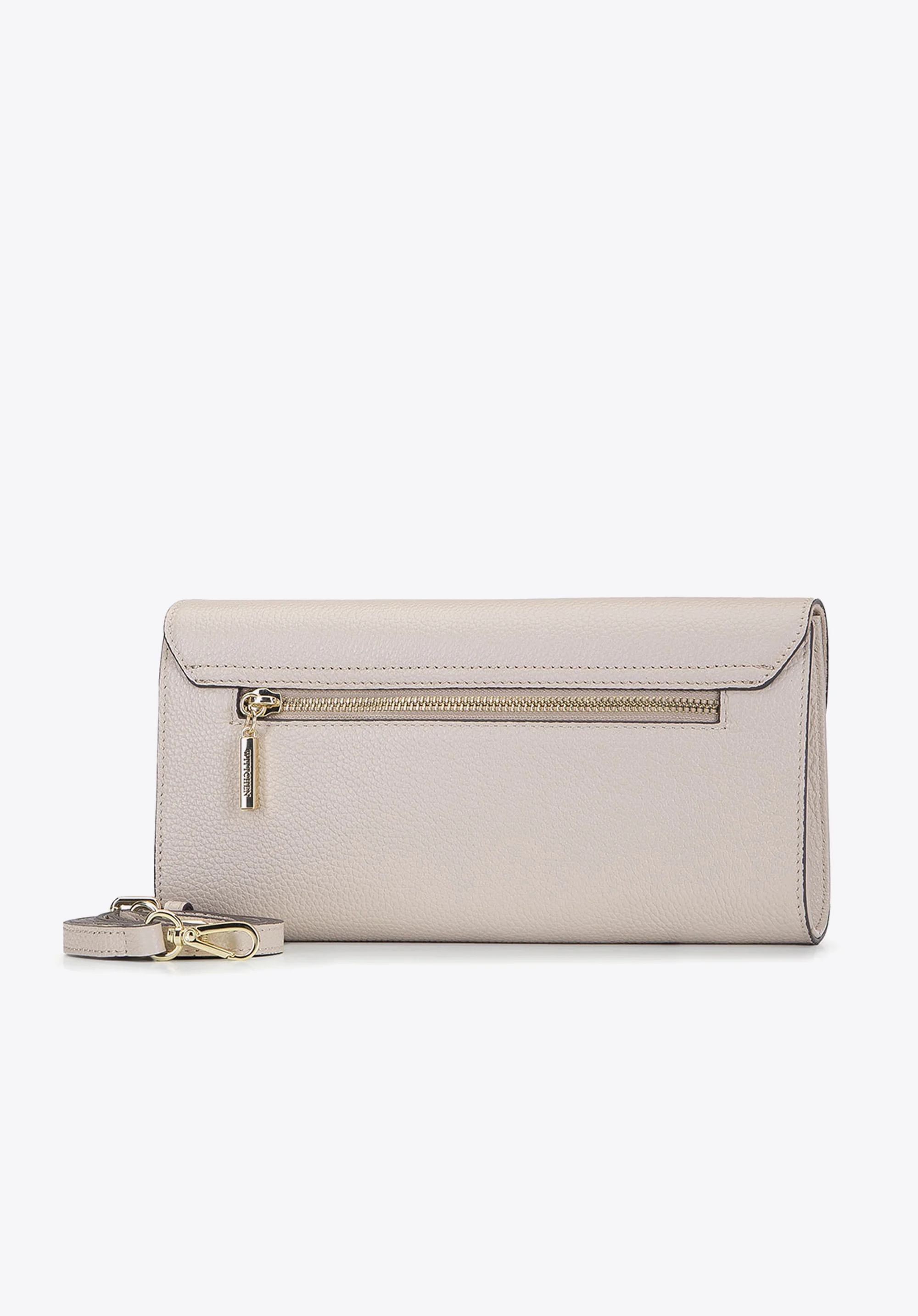 Kopertówka skórzana minimalistyczna