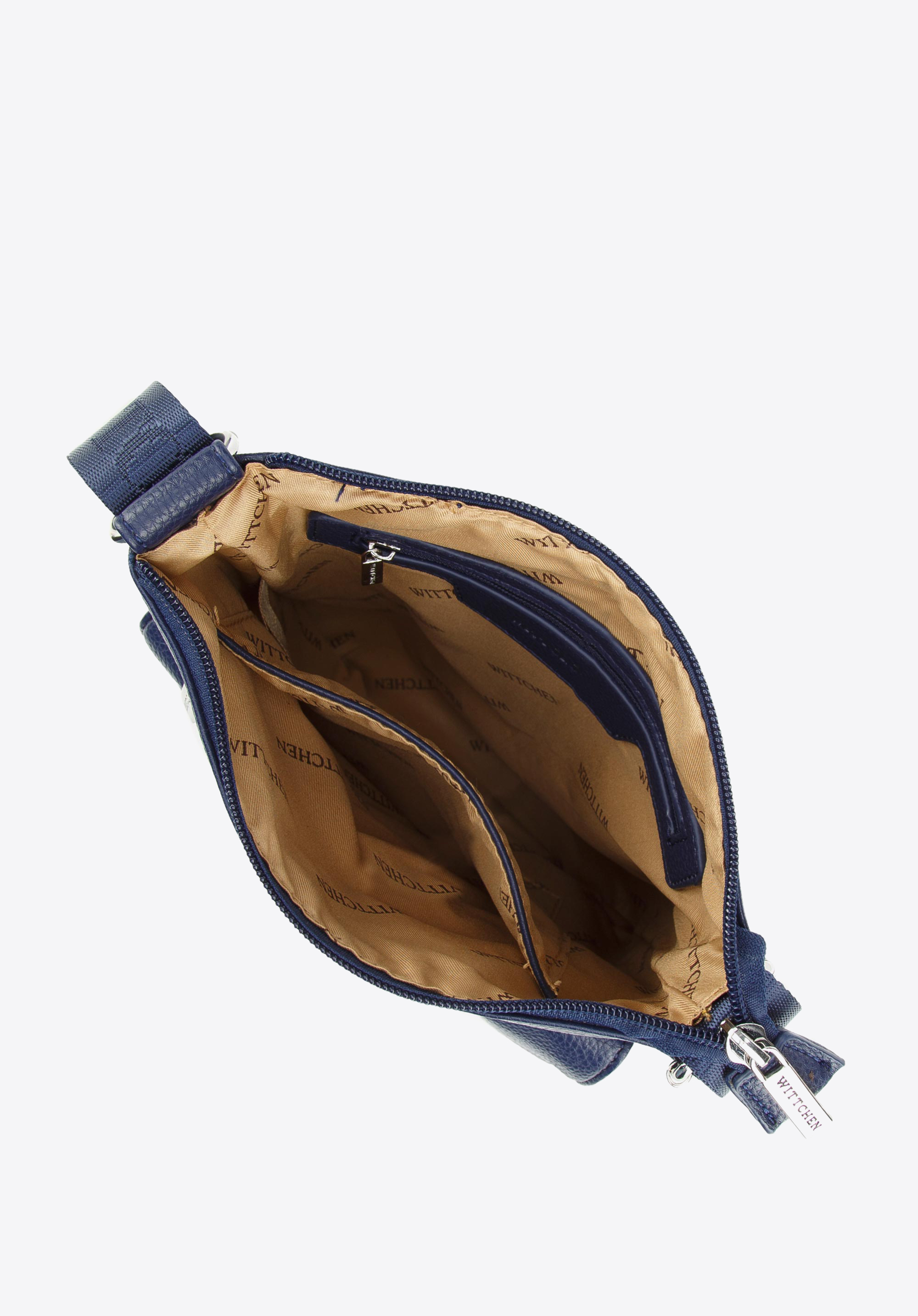 Damska listonoszka z tkaniny w logo z kieszonką