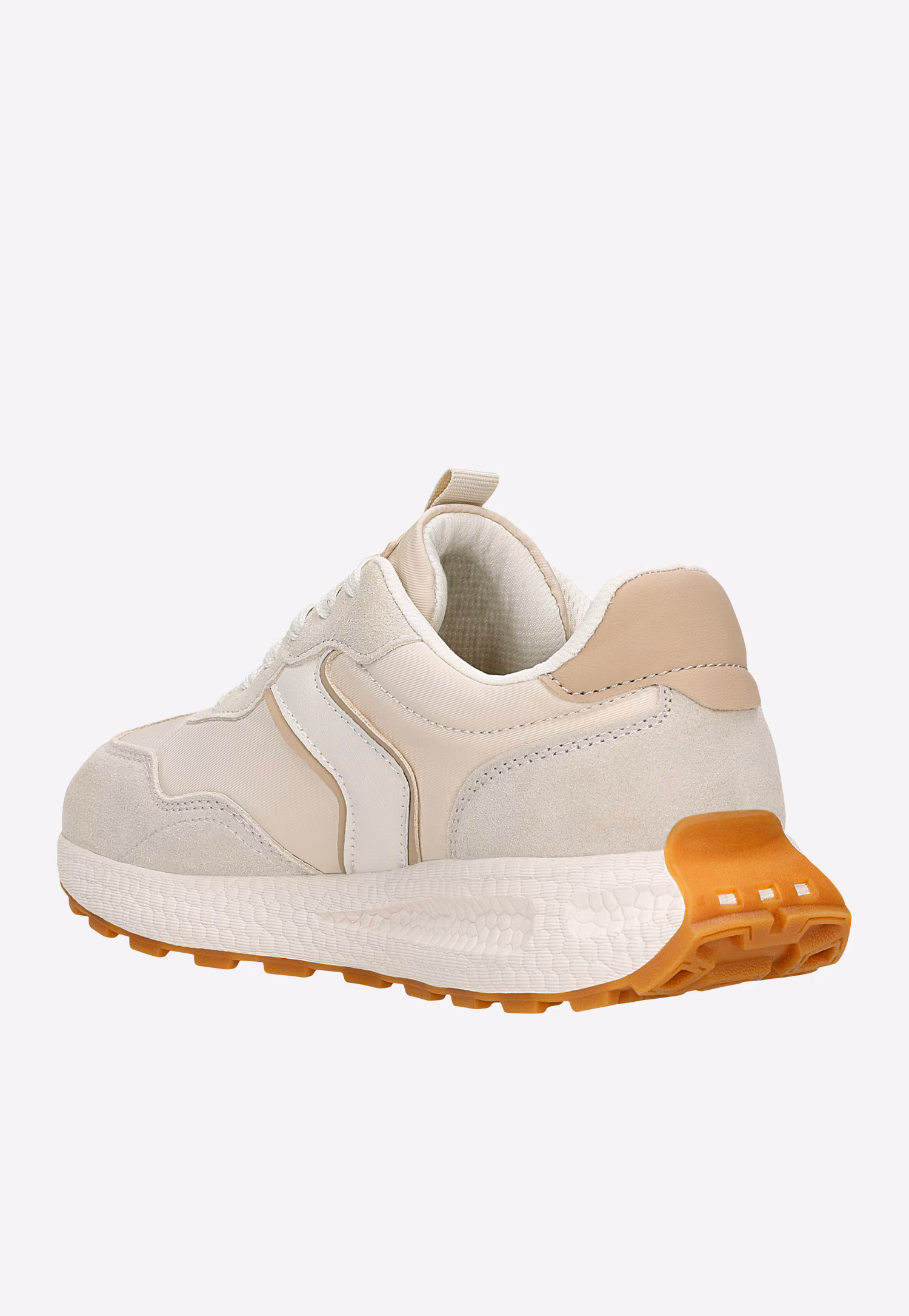 Masywne sneakersy damskie RELAKS w kolorze beżowo-białym