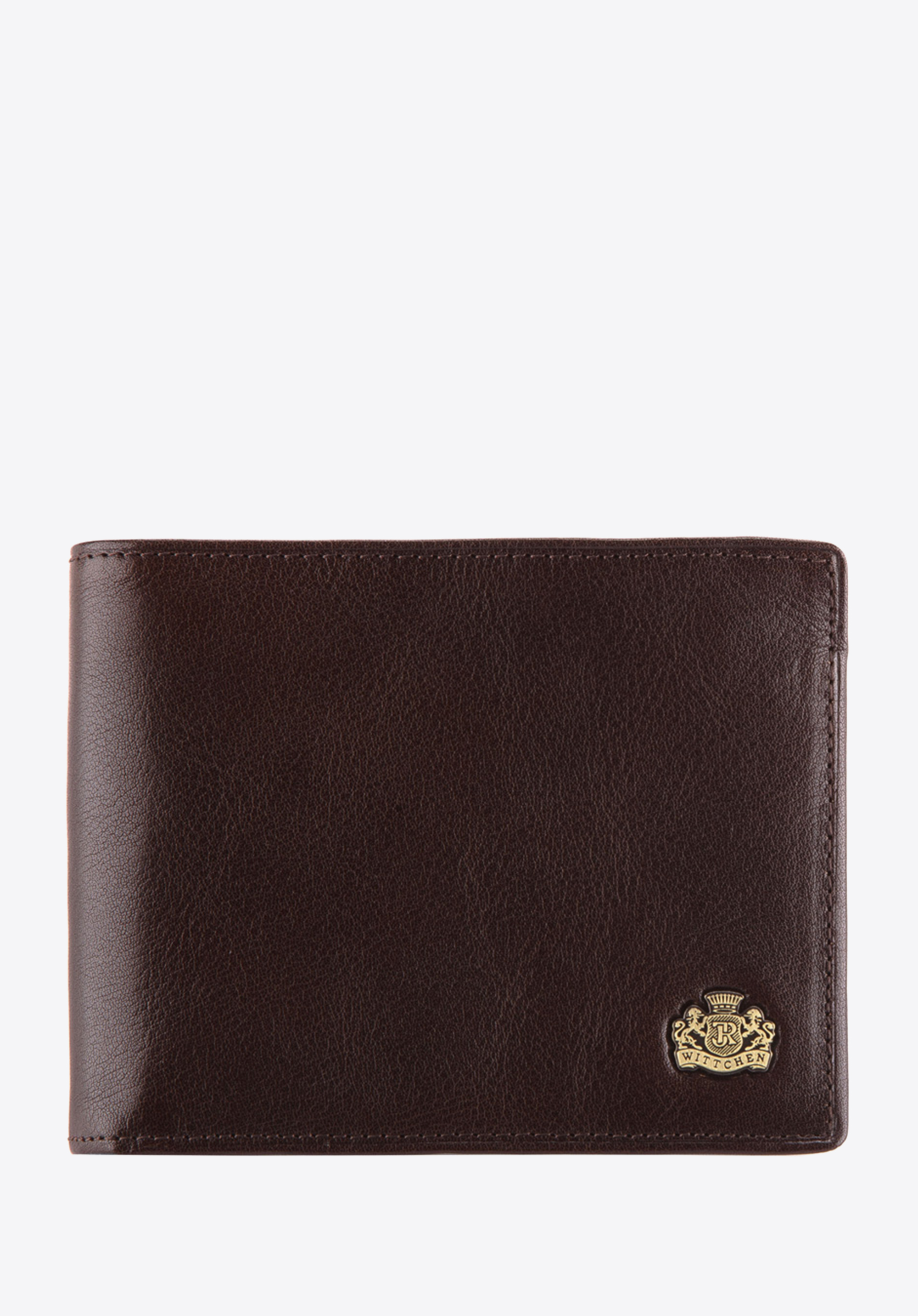 Męski portfel skórzany z dwoma suwakami