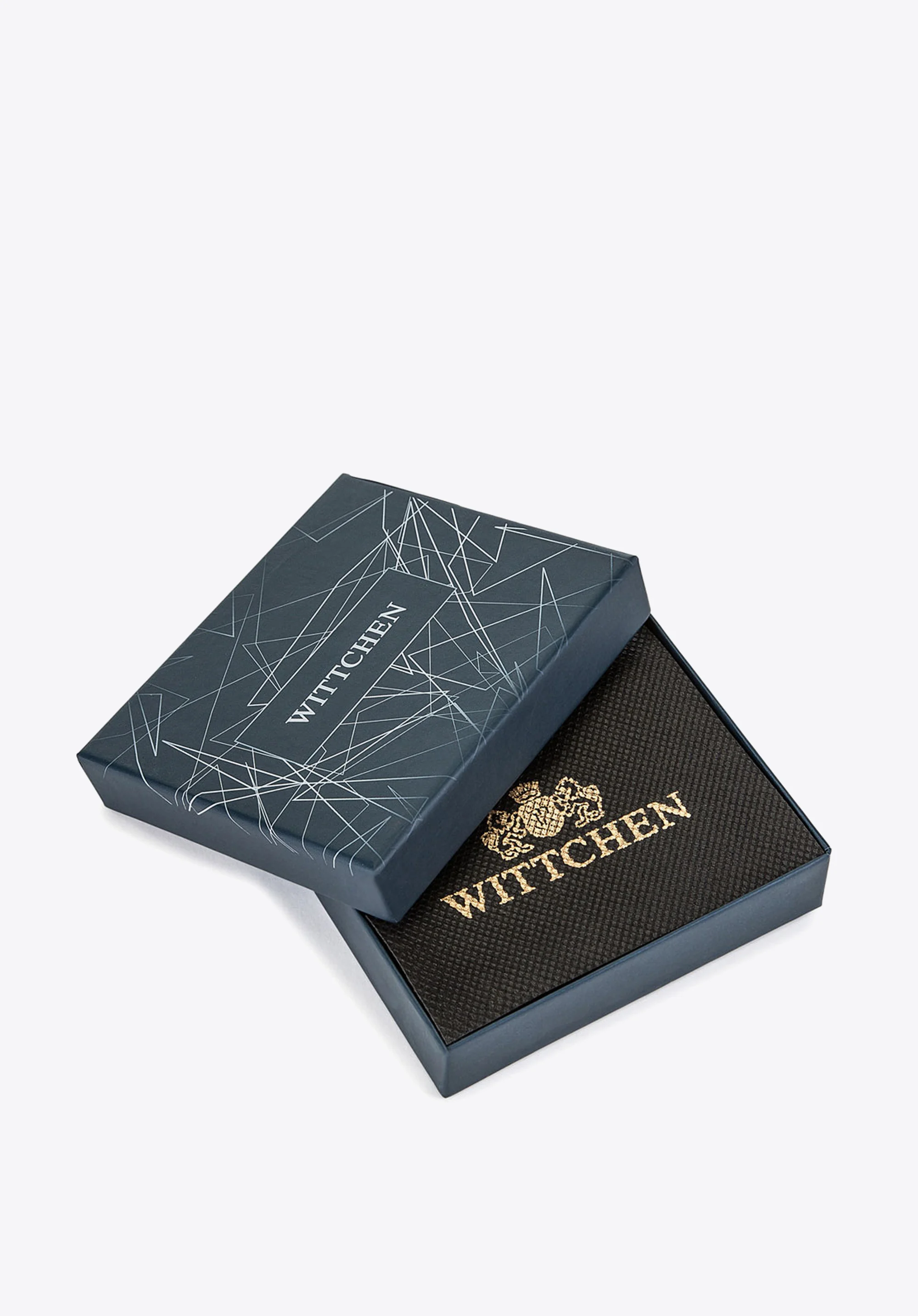 Etui na dokumenty zapinane na suwak z naszywką z logo