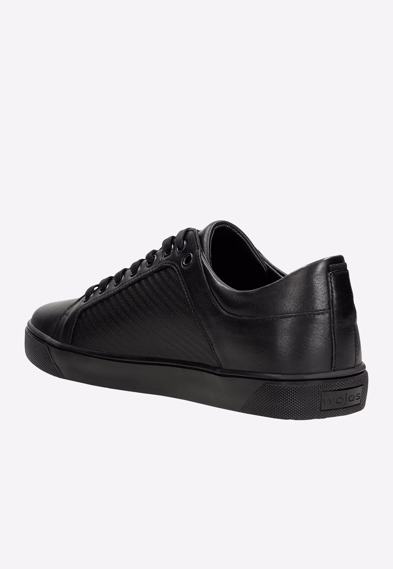 Brązowe trampki męskie z ciekawym tłoczeniem