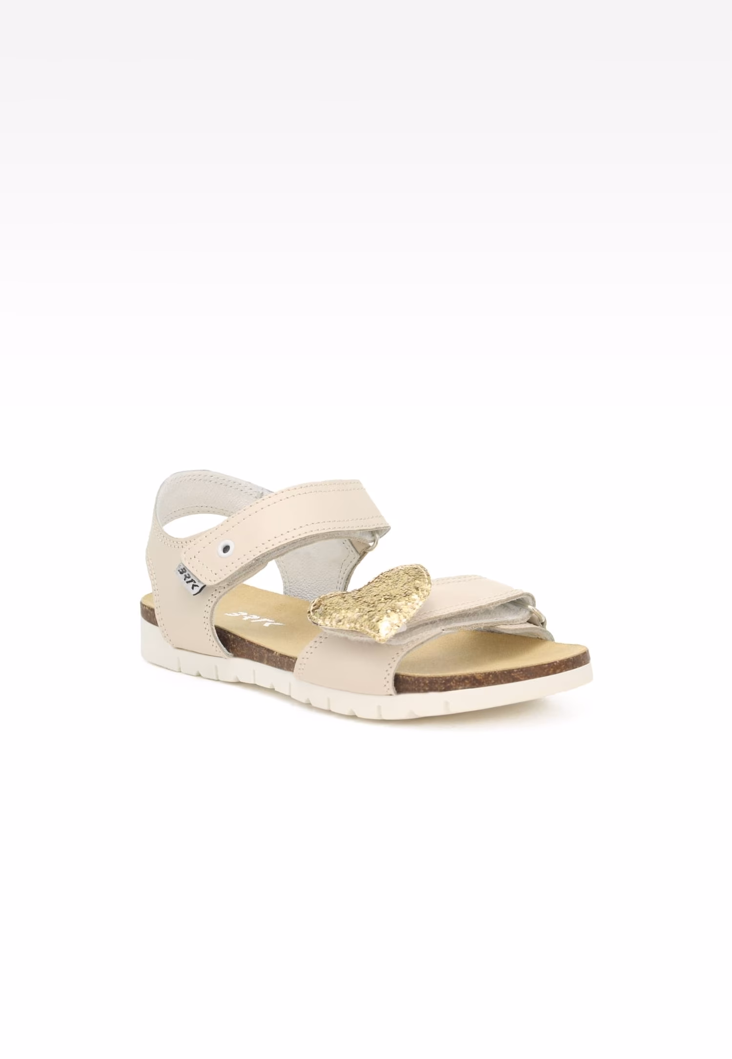 Sandały BARTEK 16183026, dla dziewcząt, beżowo-biały