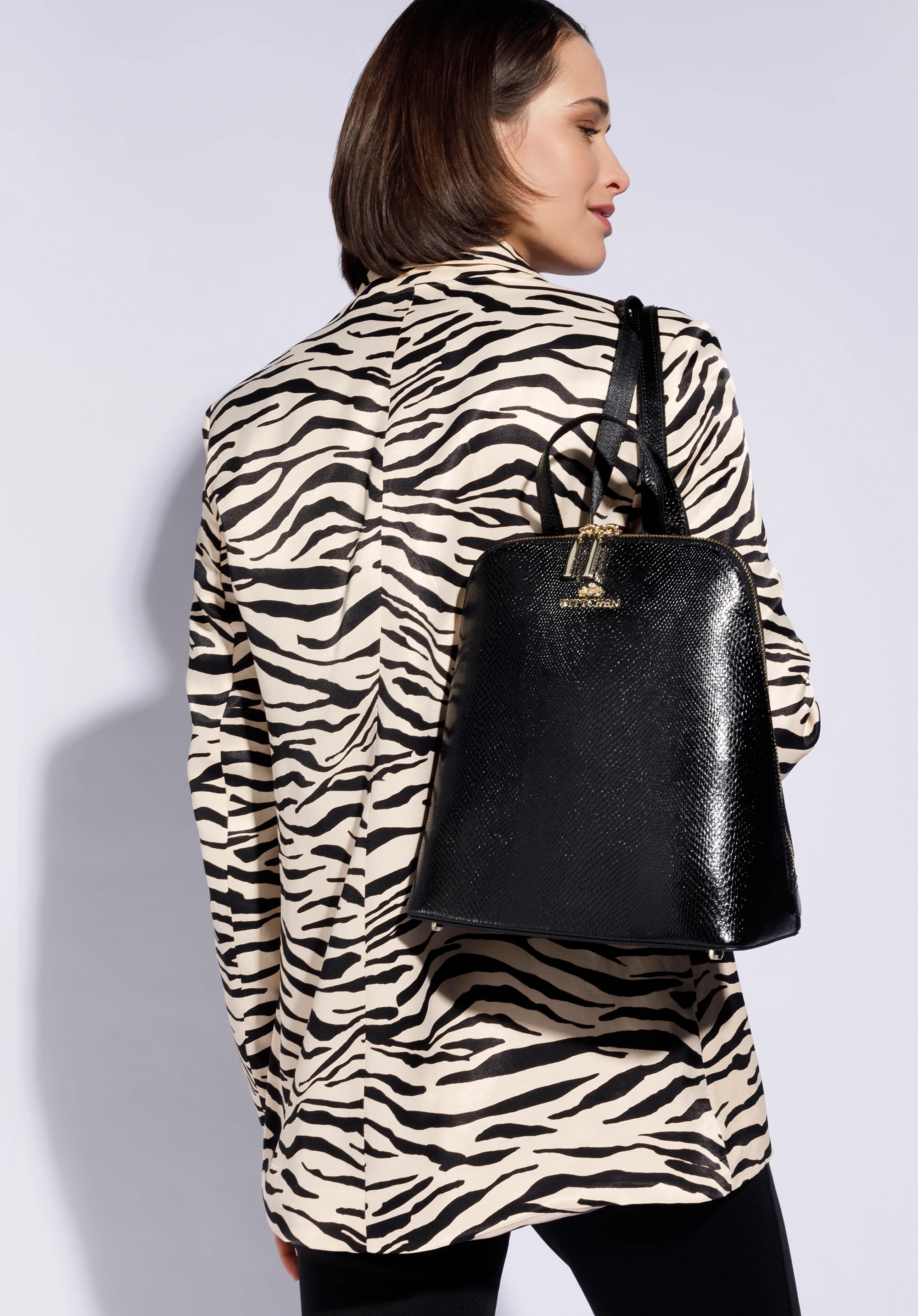 Damski plecak skórzany mały