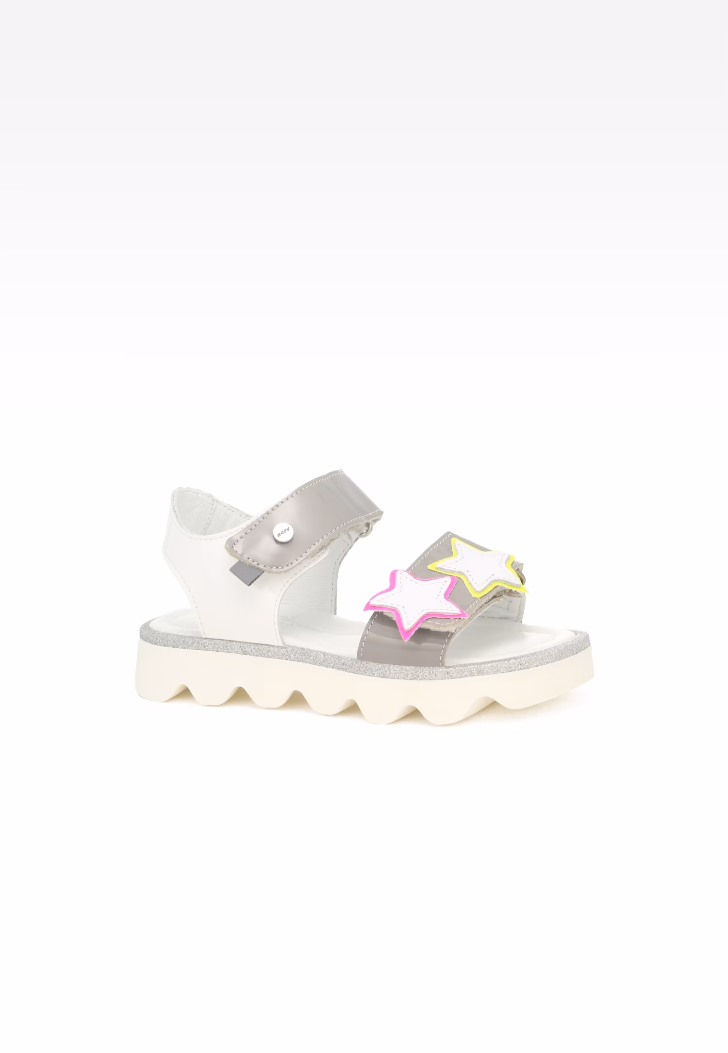 Sandały BARTEK 19120002, dla dziewcząt, szaro-biały
