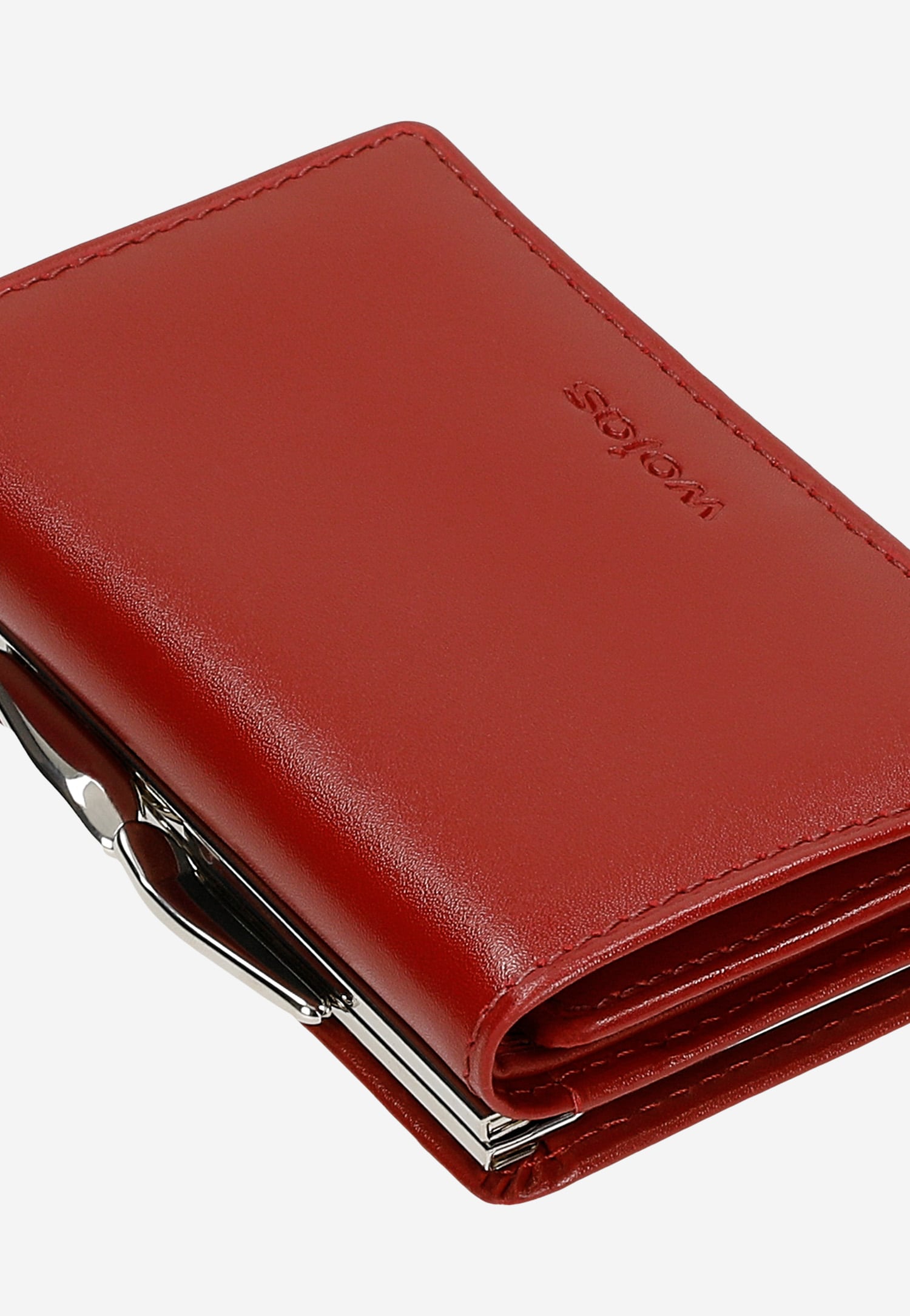 Czarny skórzany portfel damski z RFID