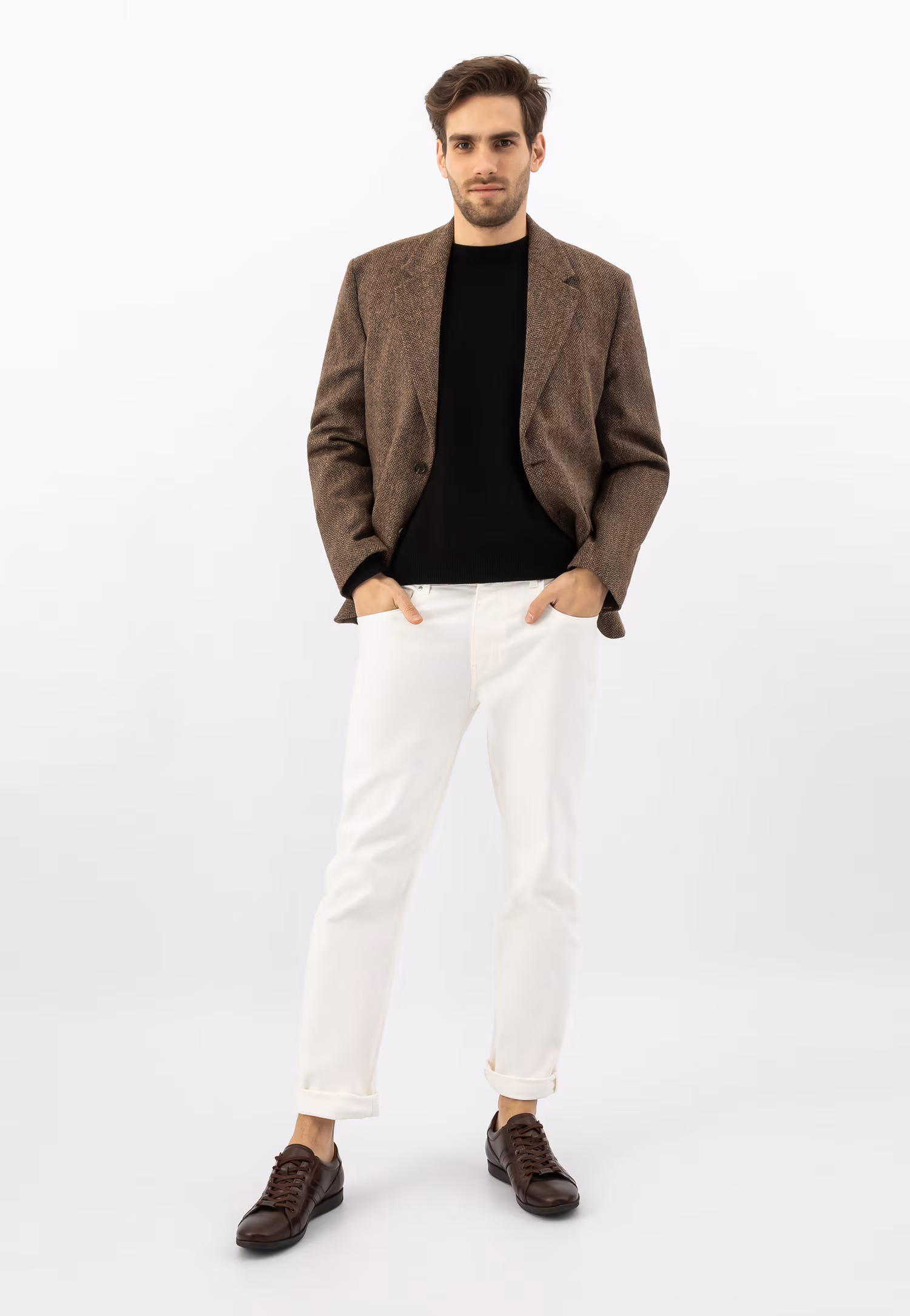 Czarne komfortowe półbuty męskie idealne na  co dzień