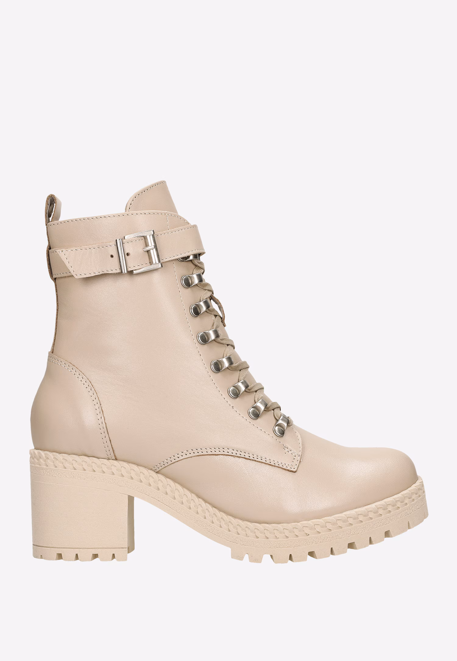 Czarne ocieplane bikery damskie na słupku