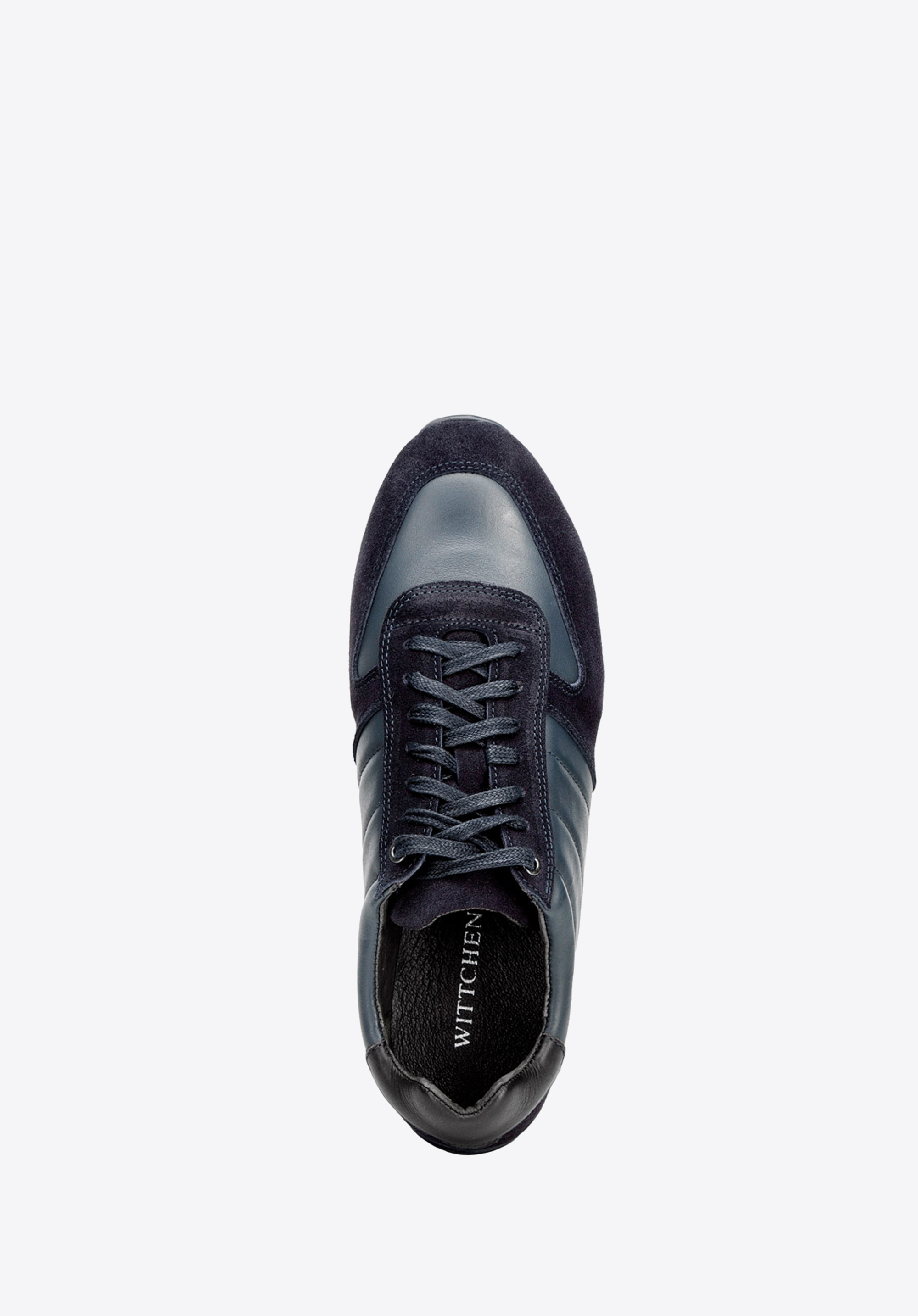 Męskie sneakersy z różnych skór