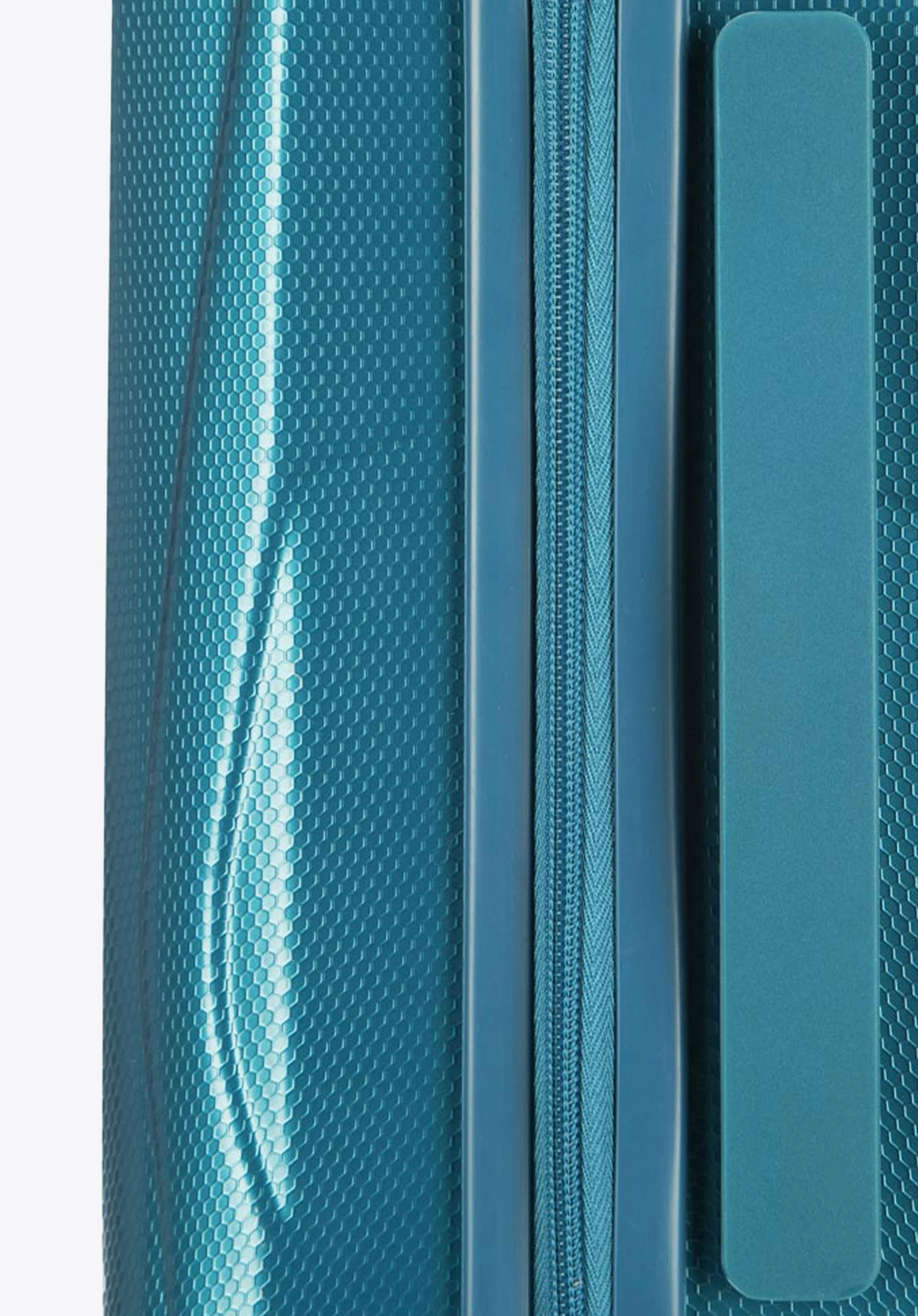 Walizka kabinowa z polikarbonu geometryczna