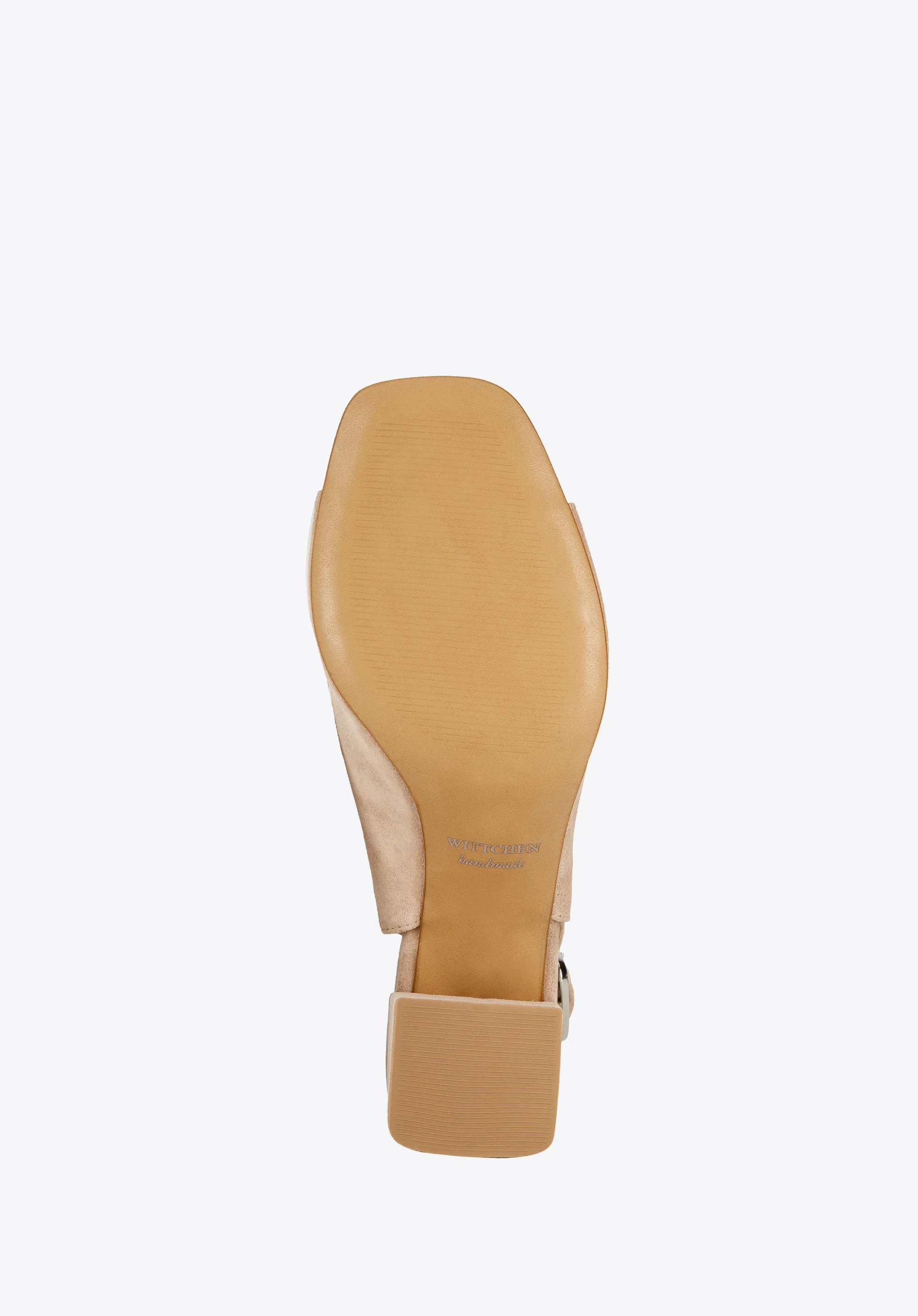 Damskie sandały zamszowe zabudowane