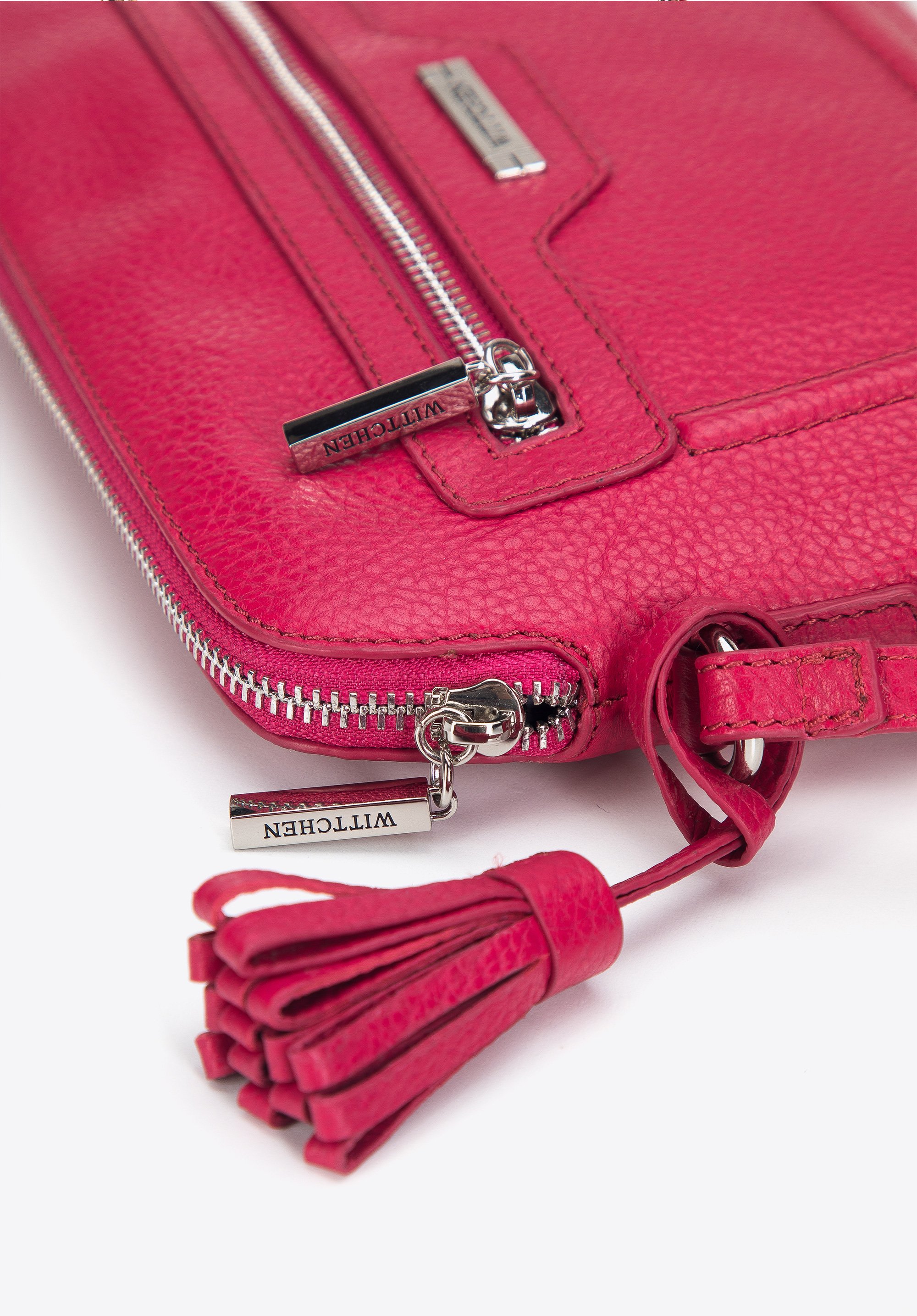 Damska listonoszka skórzana z chwostem