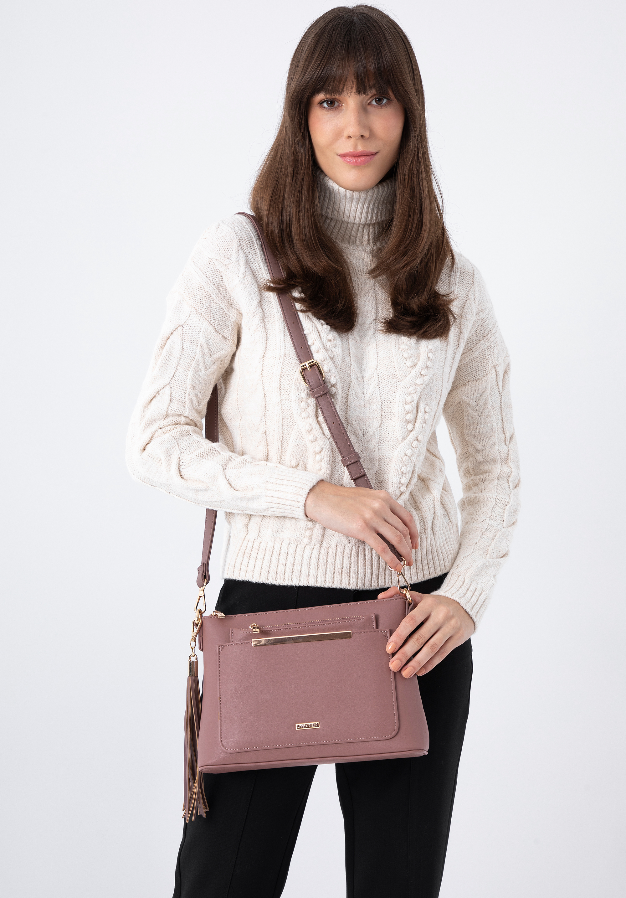 Damska listonoszka z wyjmowanym etui pro-eco