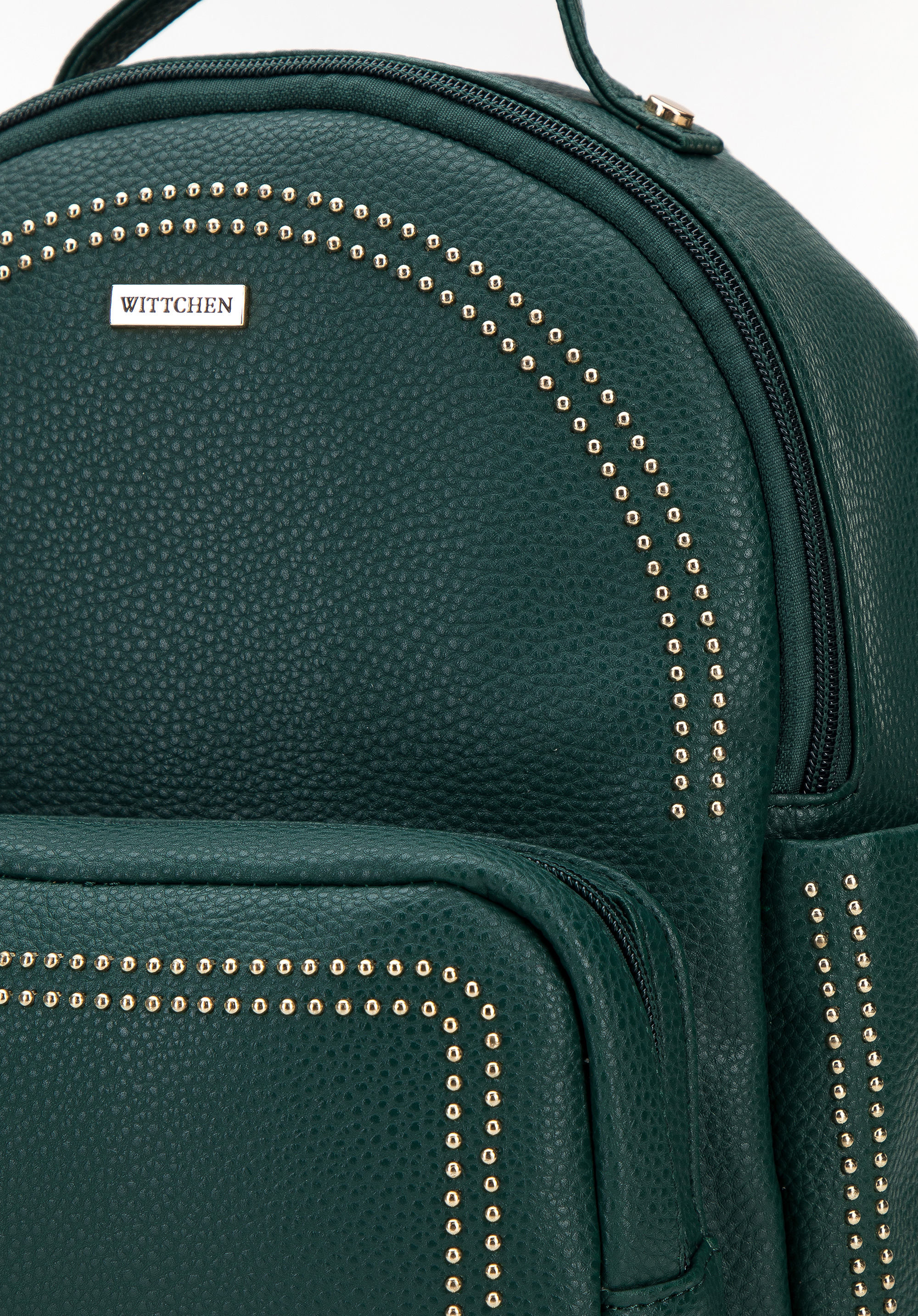 Damski plecak z ozdobnymi nitami