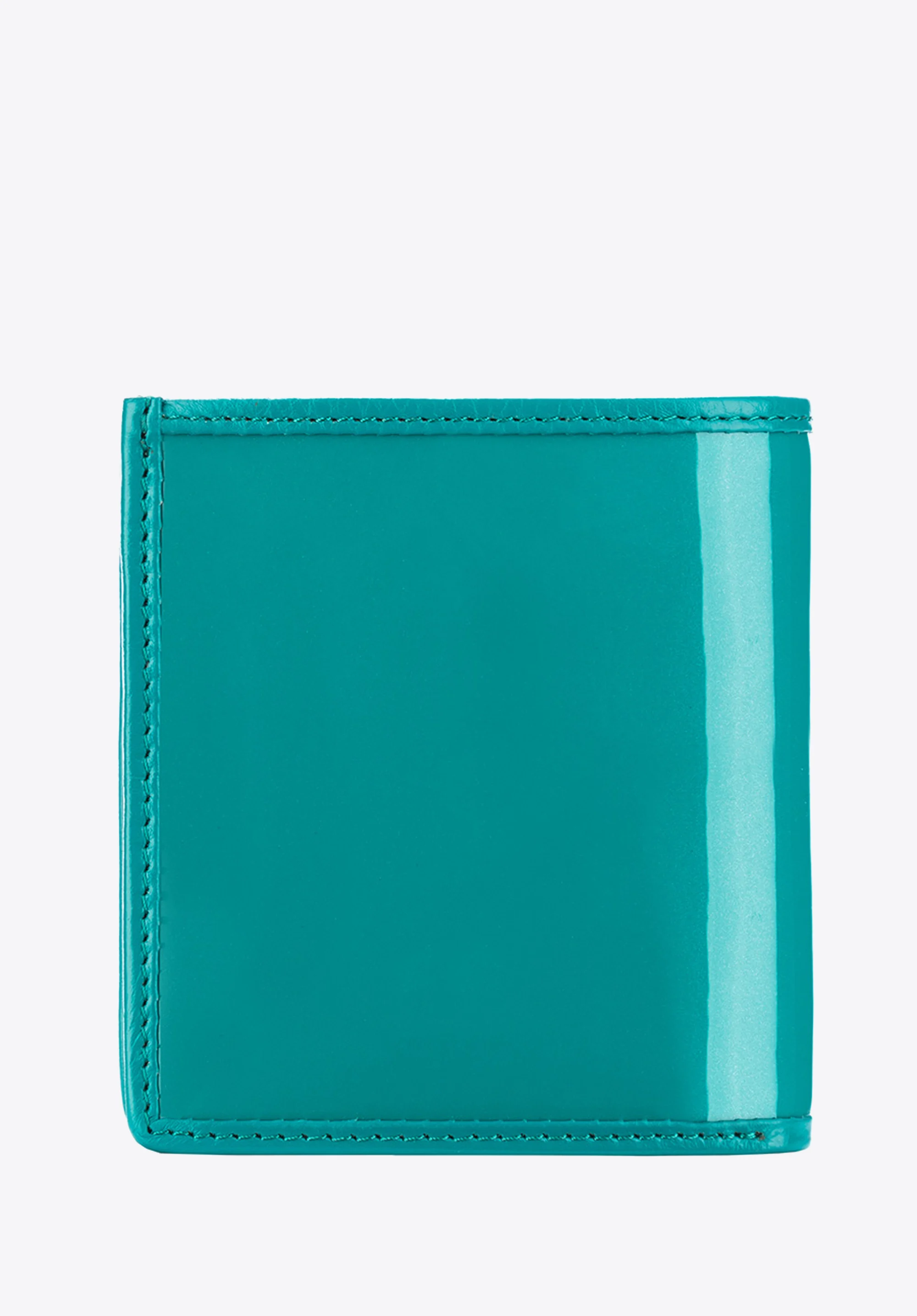 Damski portfel ze skóry lakierowany mały