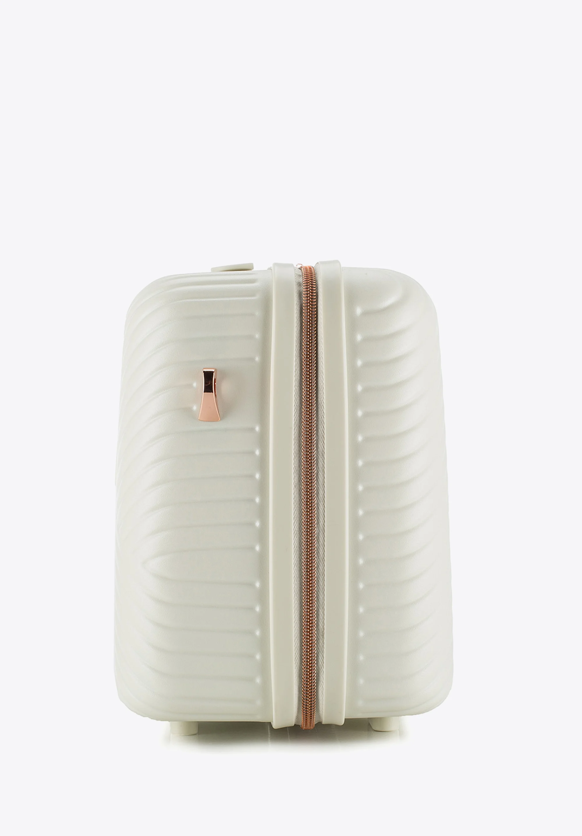 Walizka kabinowa z polikarbonu w paseczki