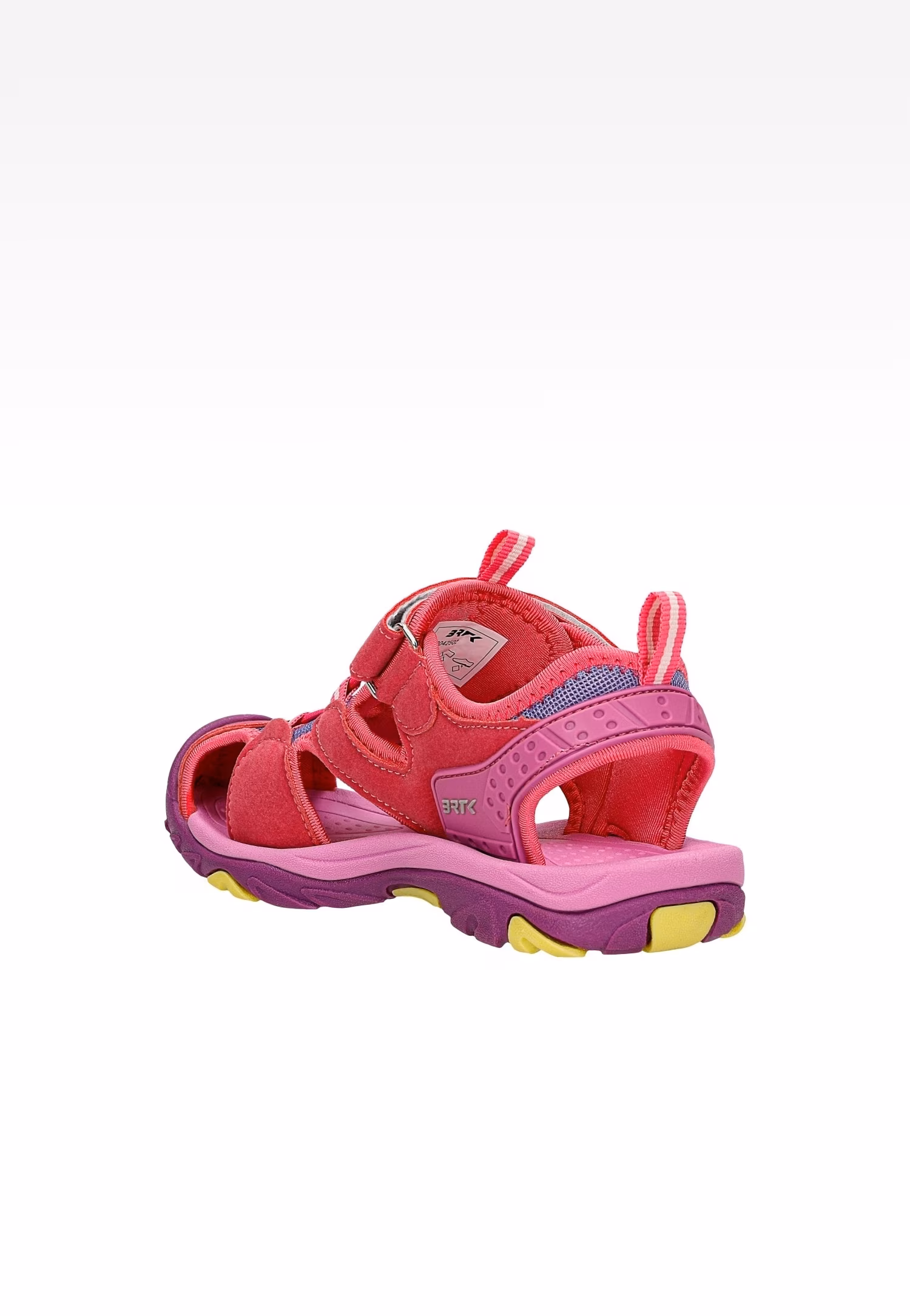 Sandały dziewczęce BARTEK 19042502 w kolorze różowym z zapięciem na rzepy