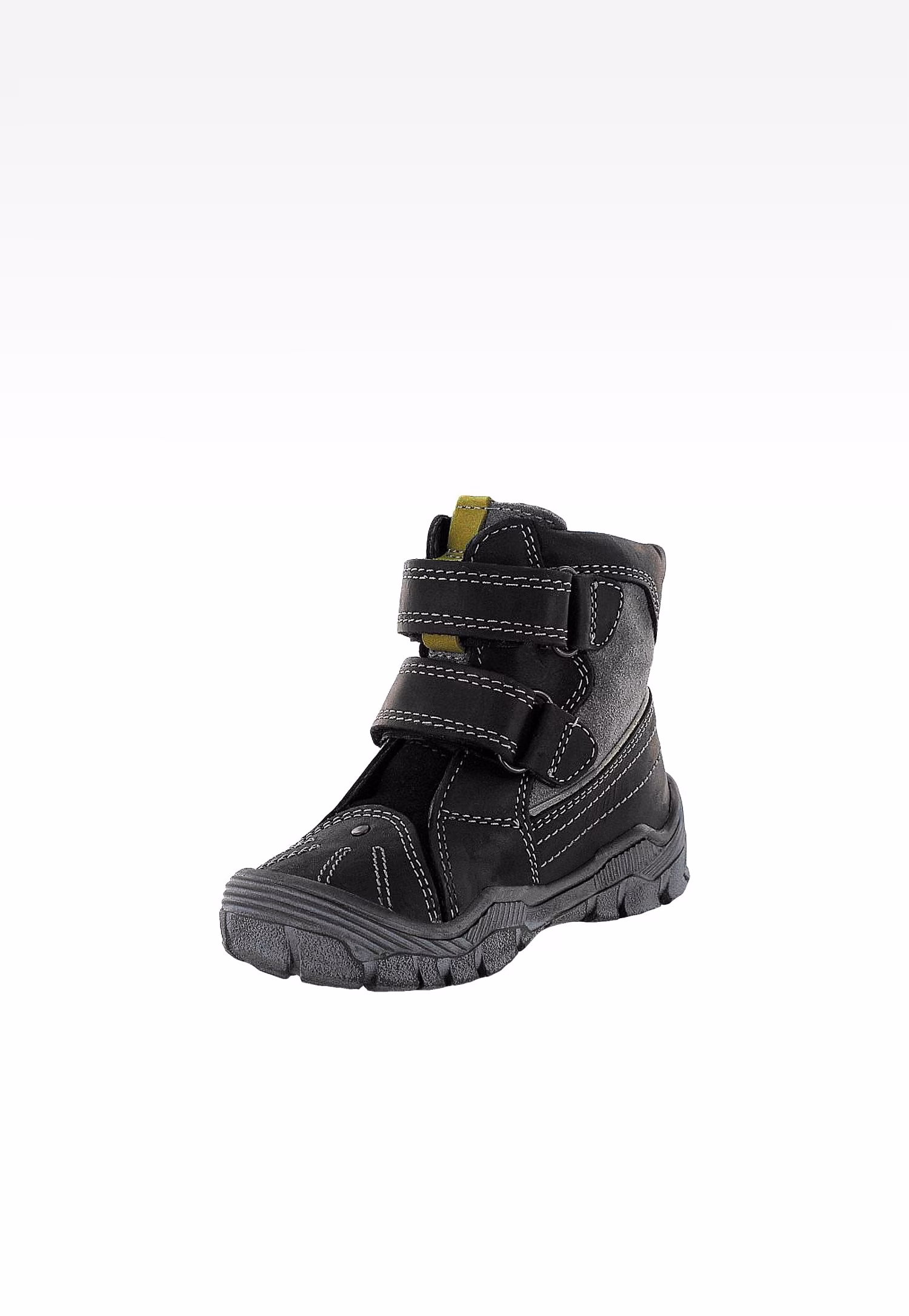 Trzewiki ocieplane BARTEK T-61206/P8, dla chłopców, czarno-szaro-zielony