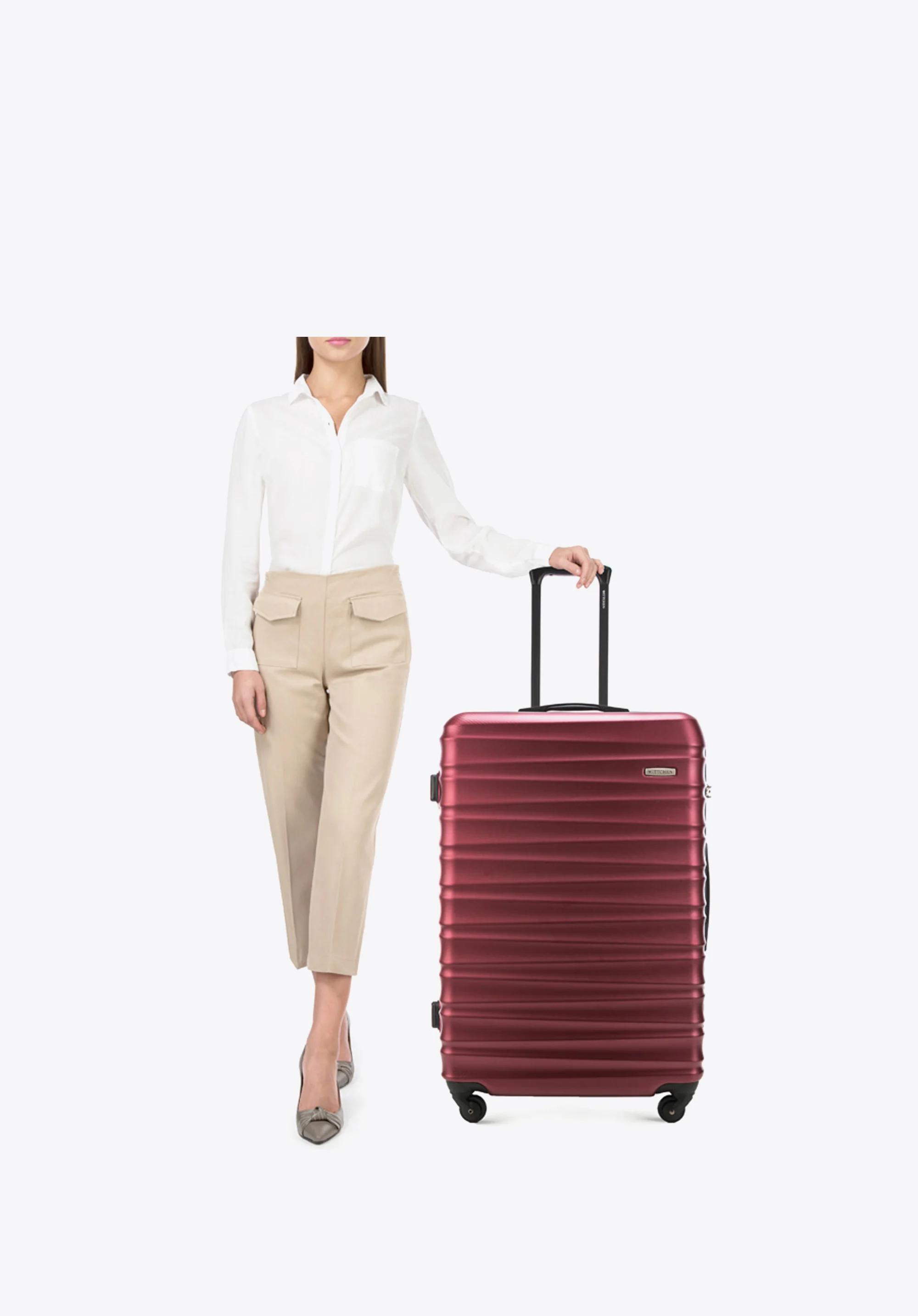 Kosmetyczka podróżna z ABS-u z żebrowaniem