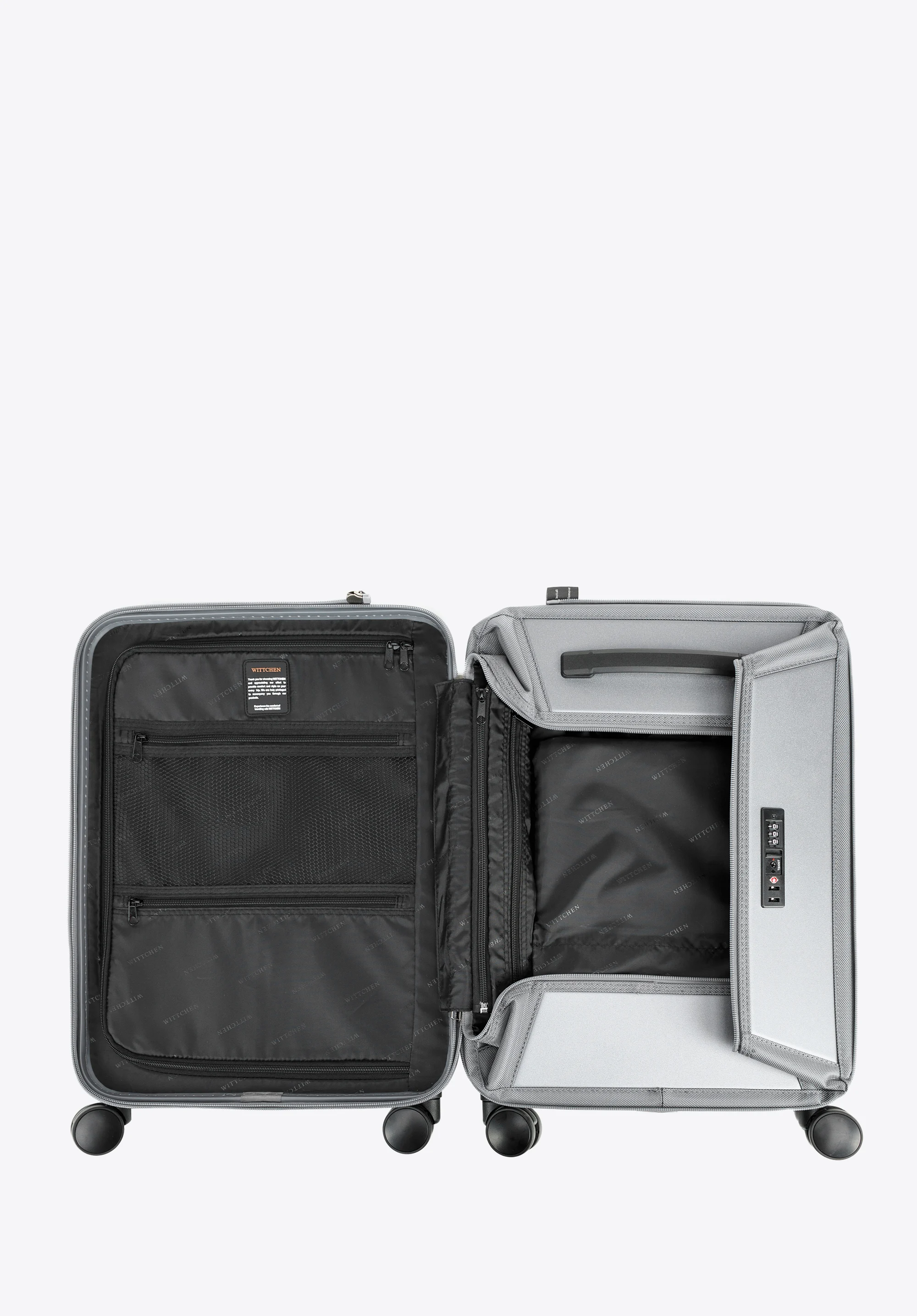 Walizka kabinowa z polikarbonu poszerzana