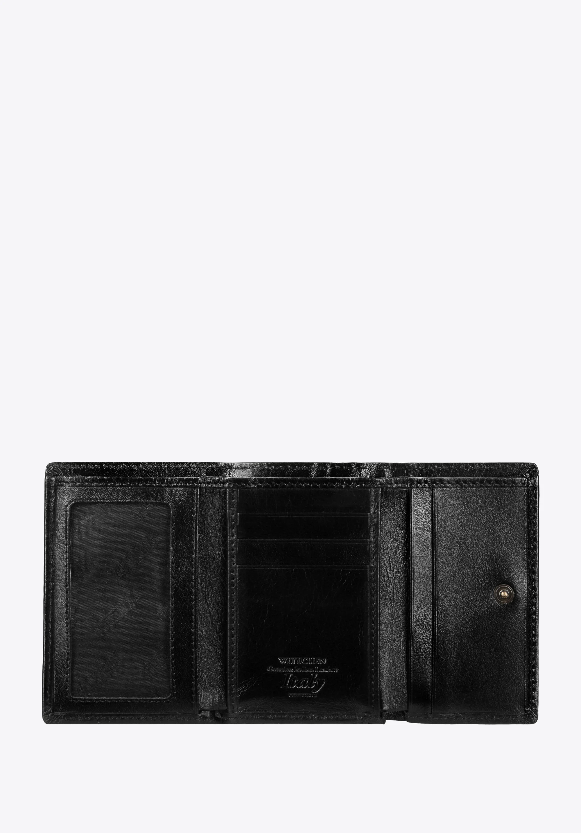 Damska portmonetka skórzana na bigiel mała