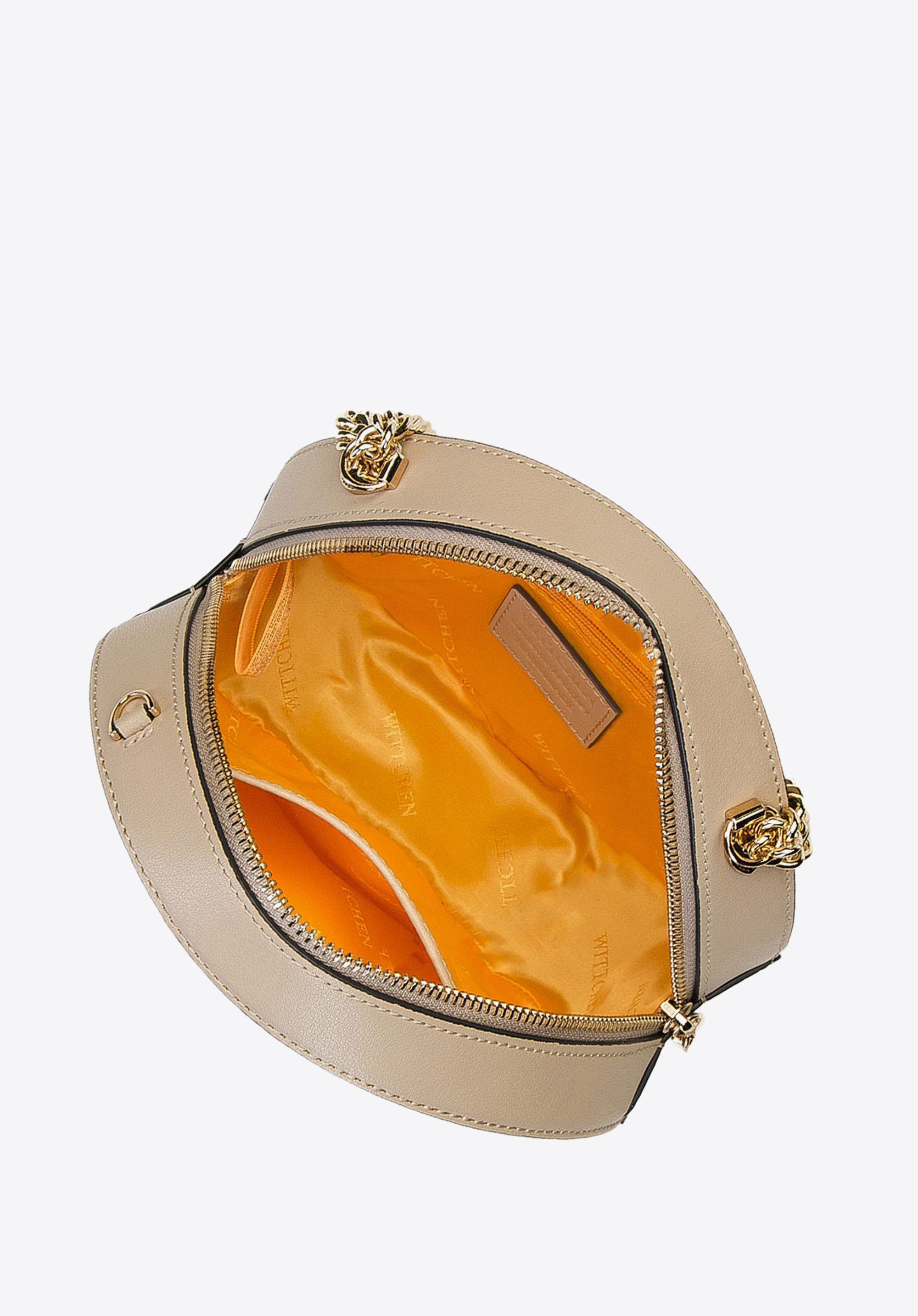 Torebka crossbody ze skóry okrągła – limitowana edycja