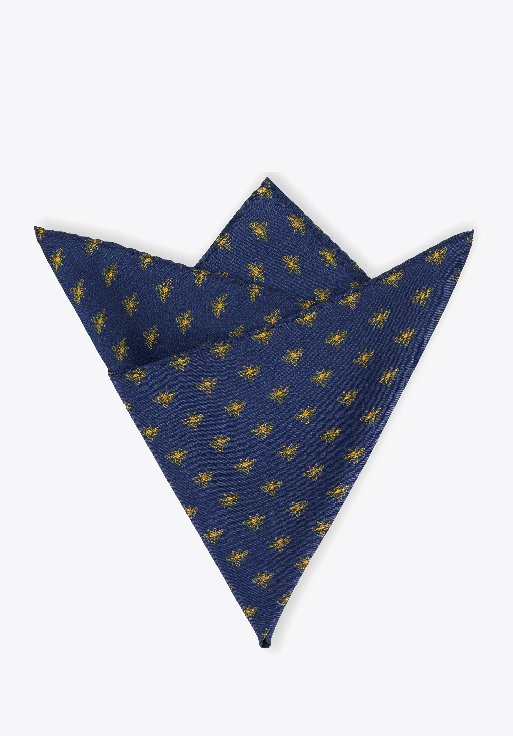 Poszetka jedwabna we wzory