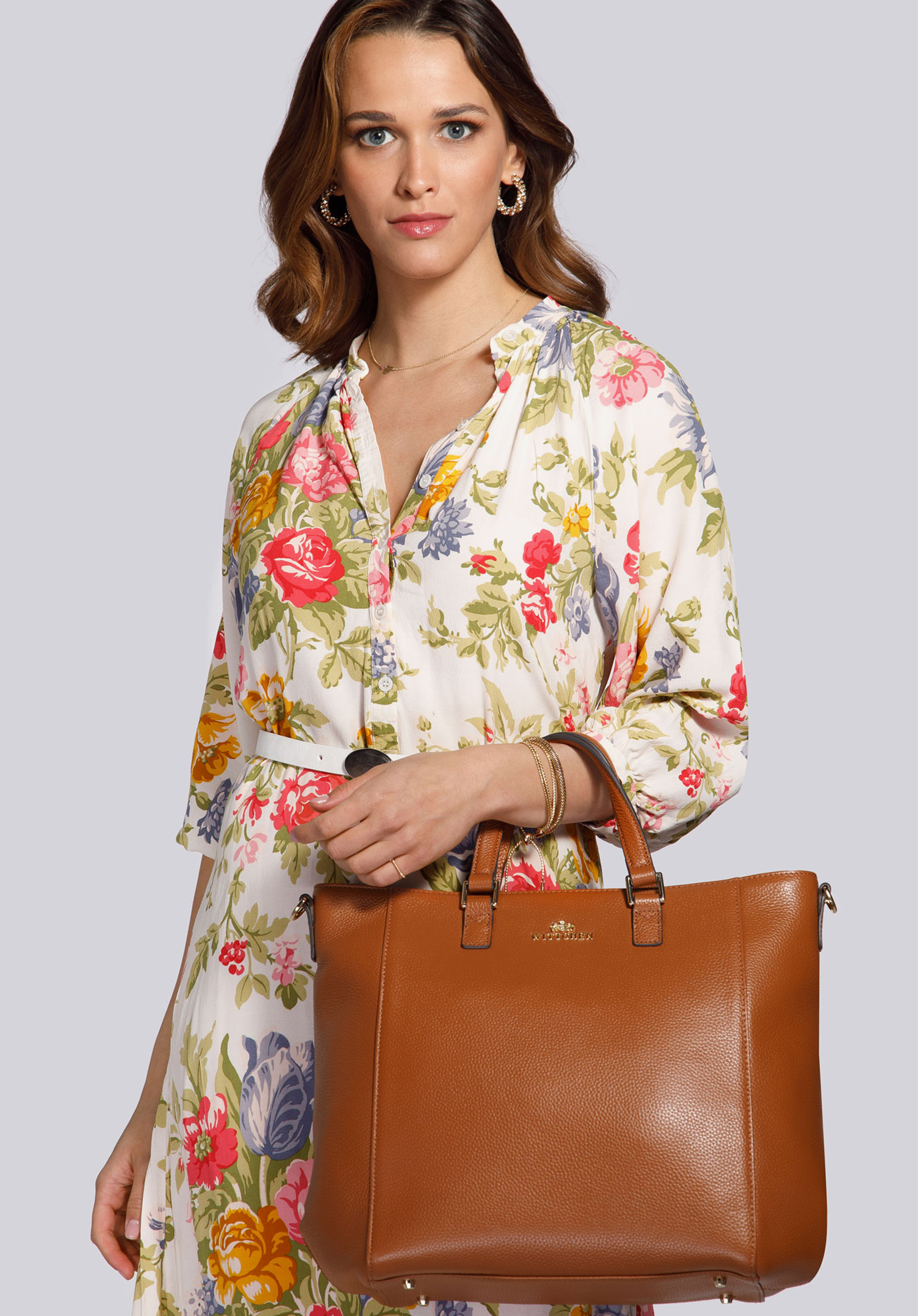 Torebka shopperka skórzana klasyczna