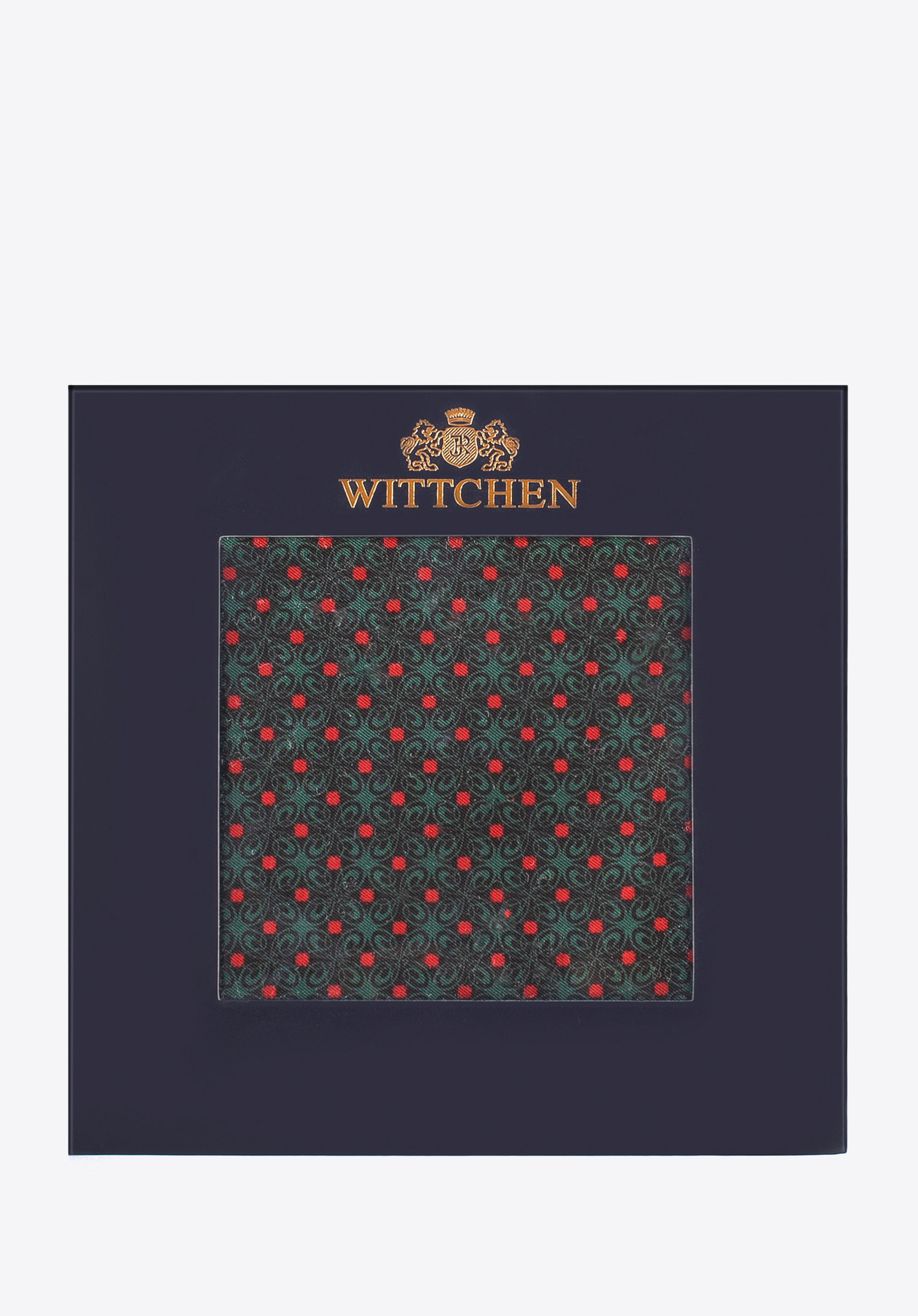 Poszetka z jedwabiu we wzory