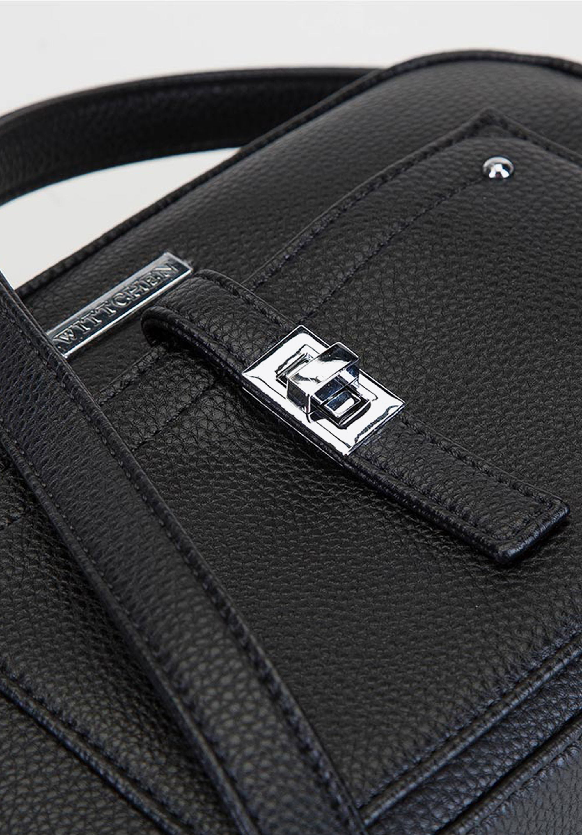 Damska listonoszka z kieszenią z przodu