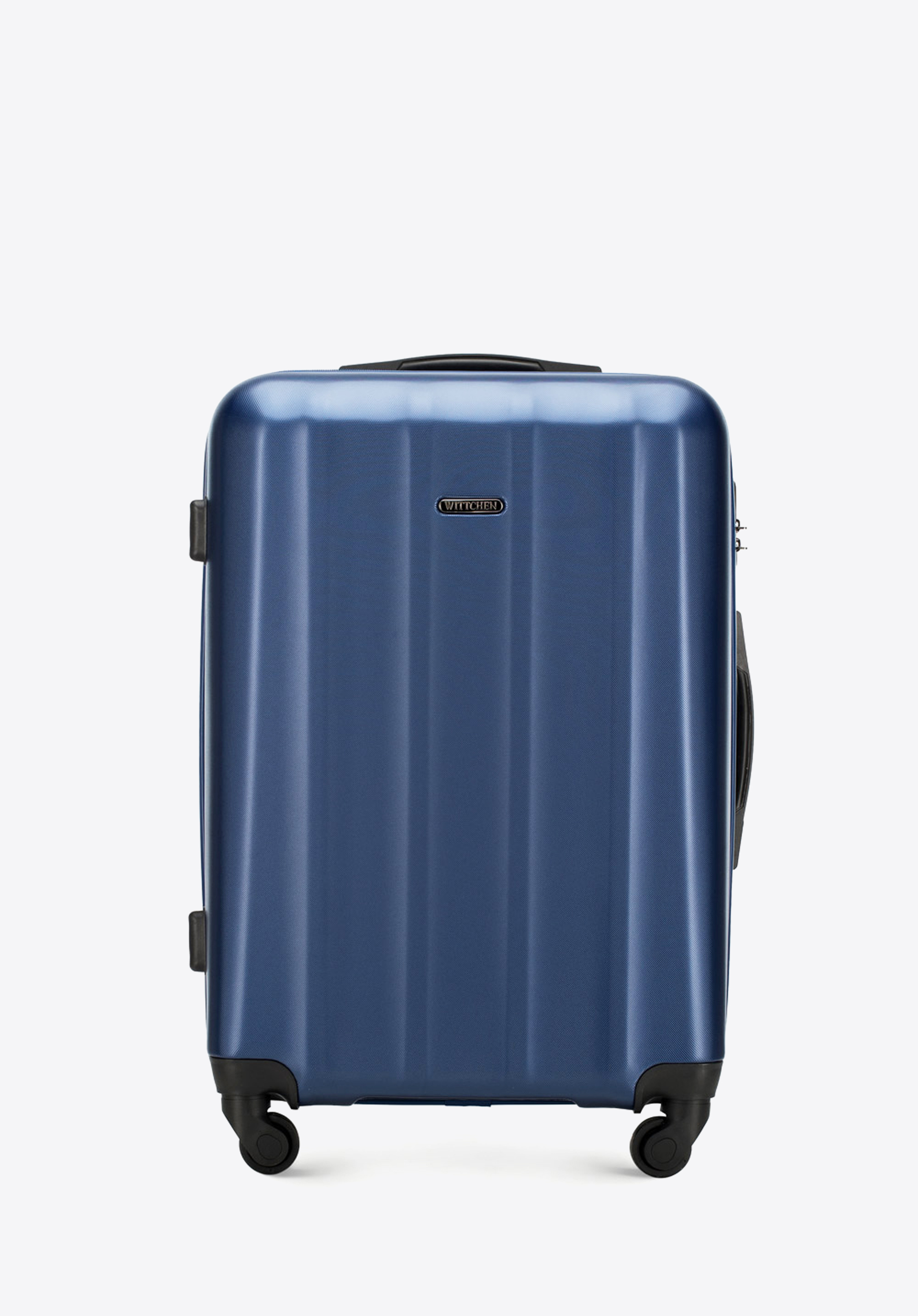 Walizka kabinowa z polikarbonu fakturowana