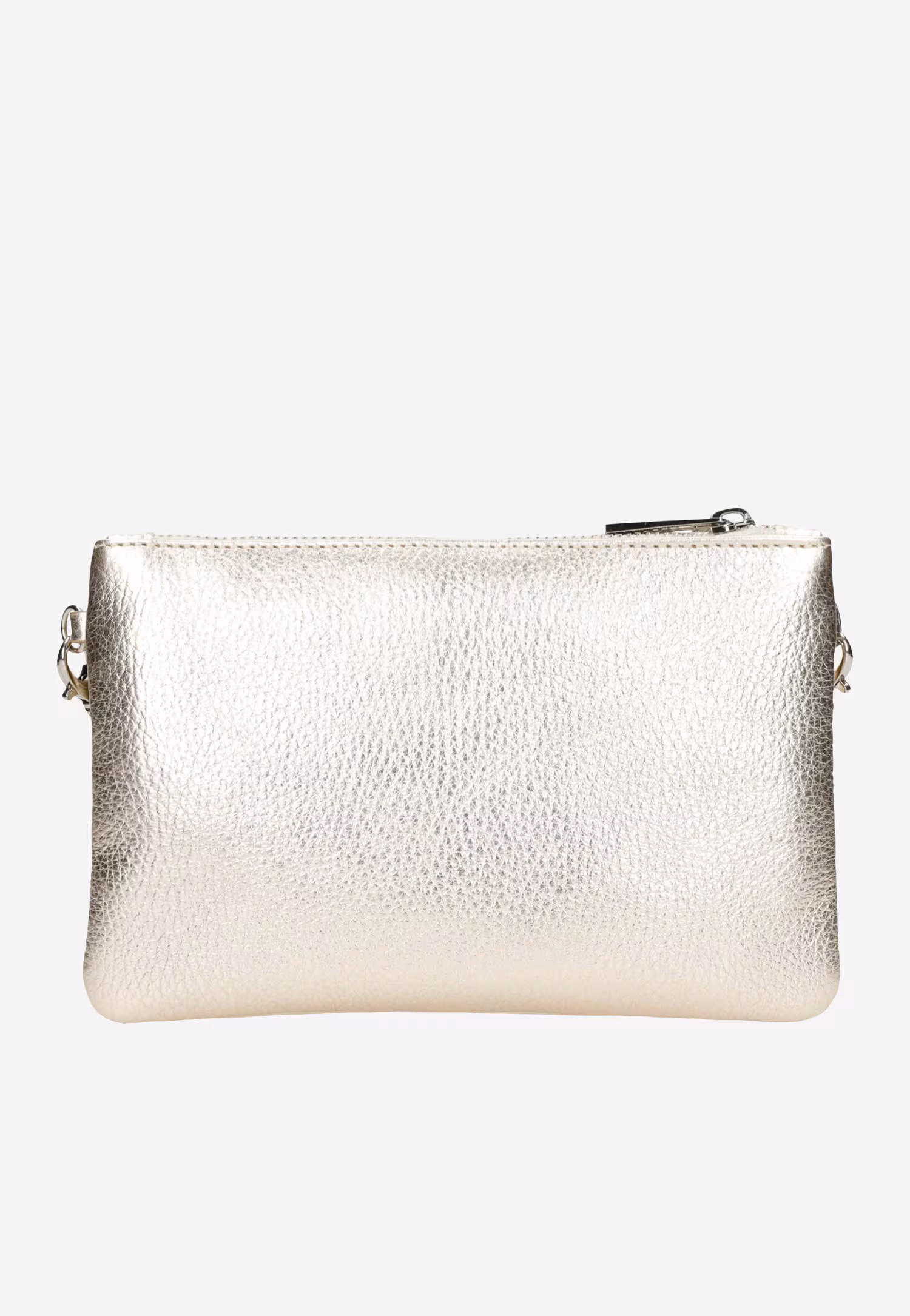 Mała złota torebka damska z ozdobnym łańcuszkiem