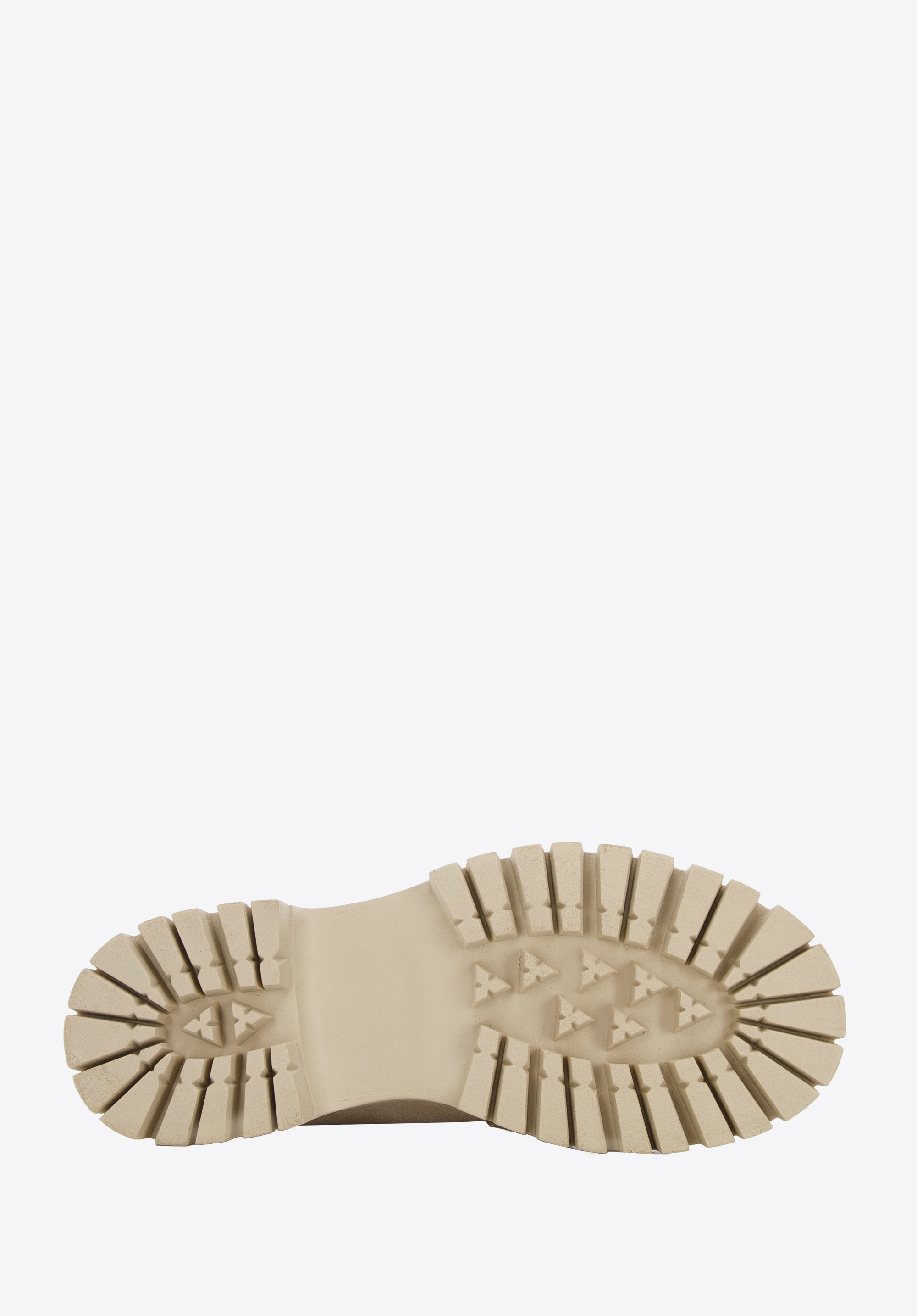 Damskie mokasyny zamszowe z klamrą na platformie