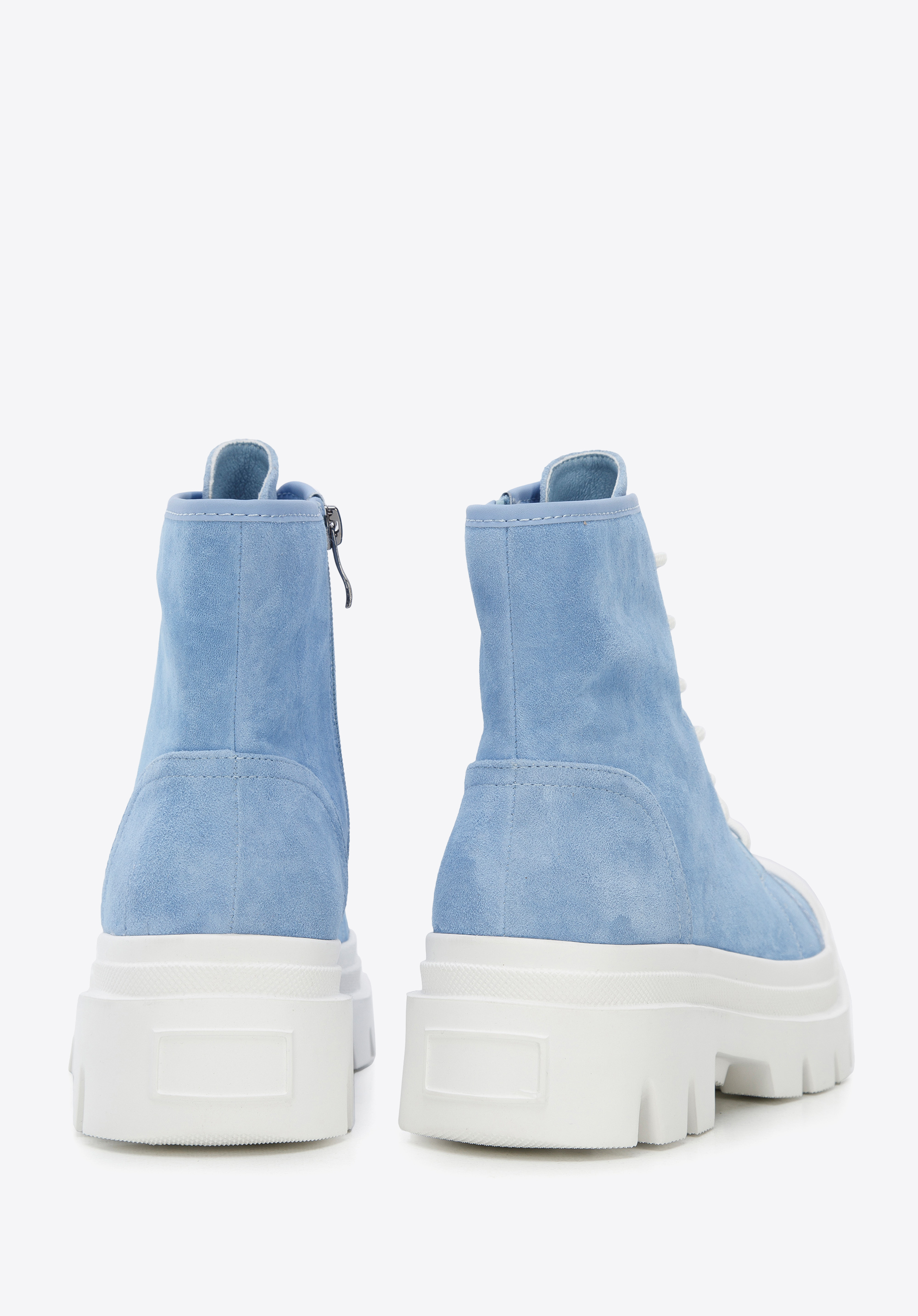 Damskie trapery z nubuku