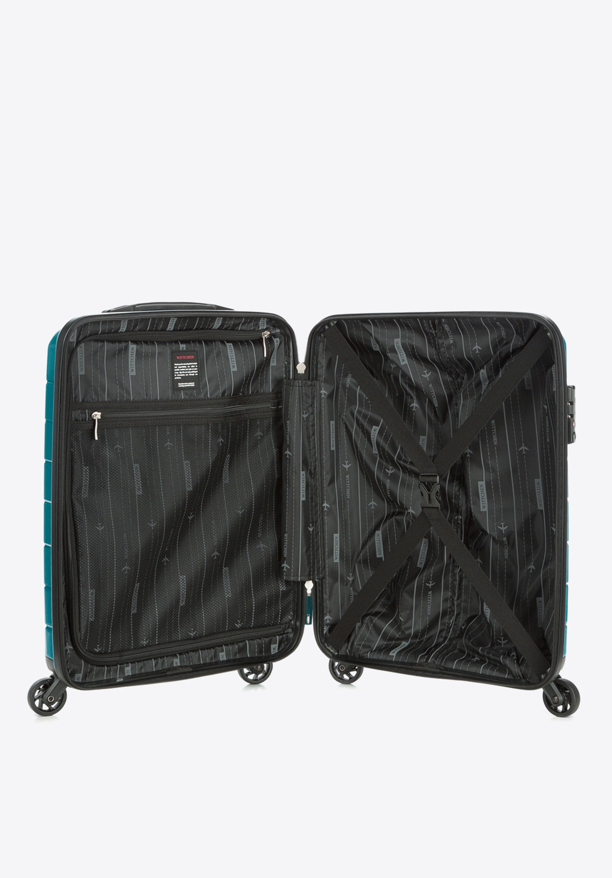 Walizka kabinowa z polipropylenu żłobiona