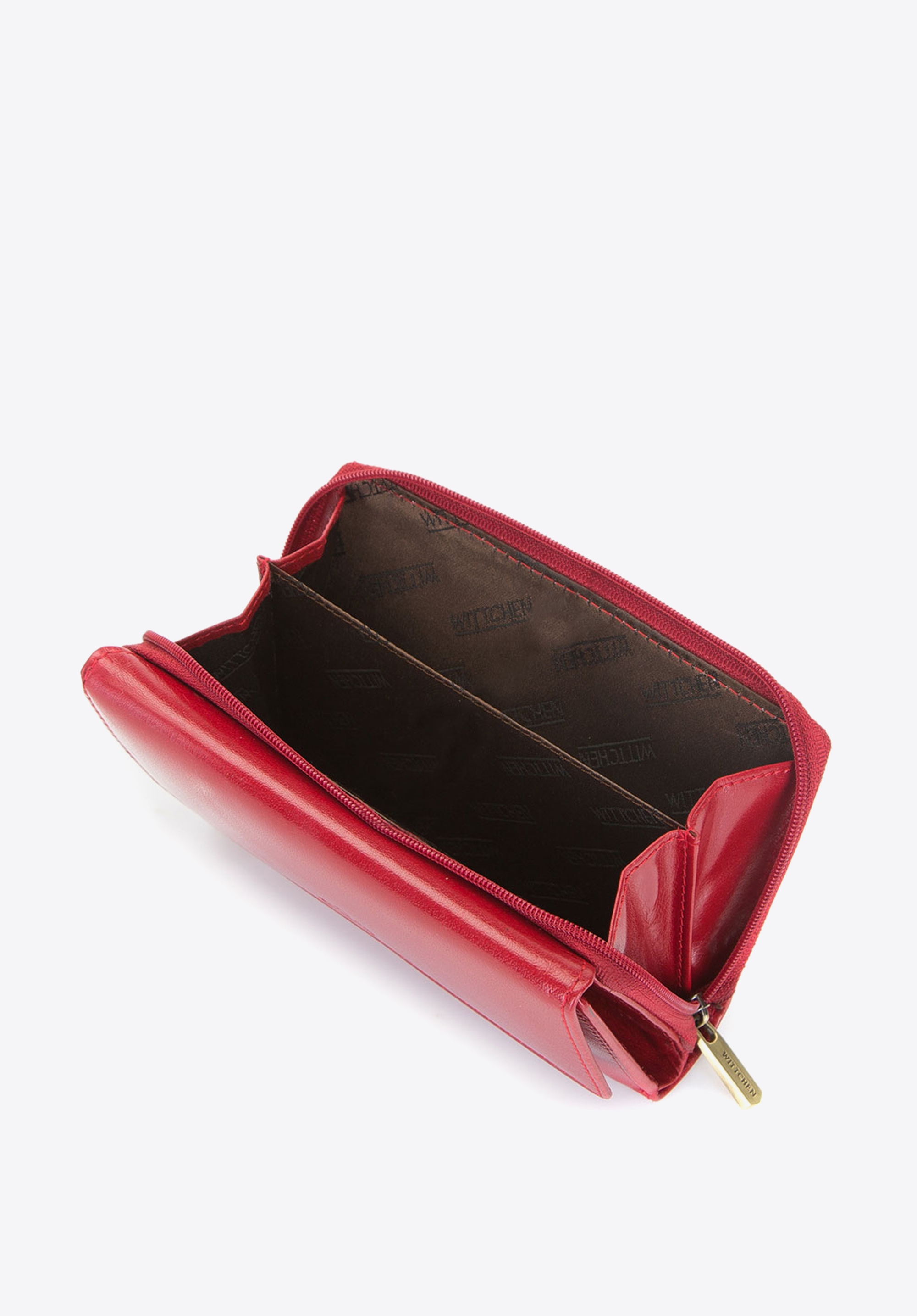 Damski portfel ze skóry poziomy