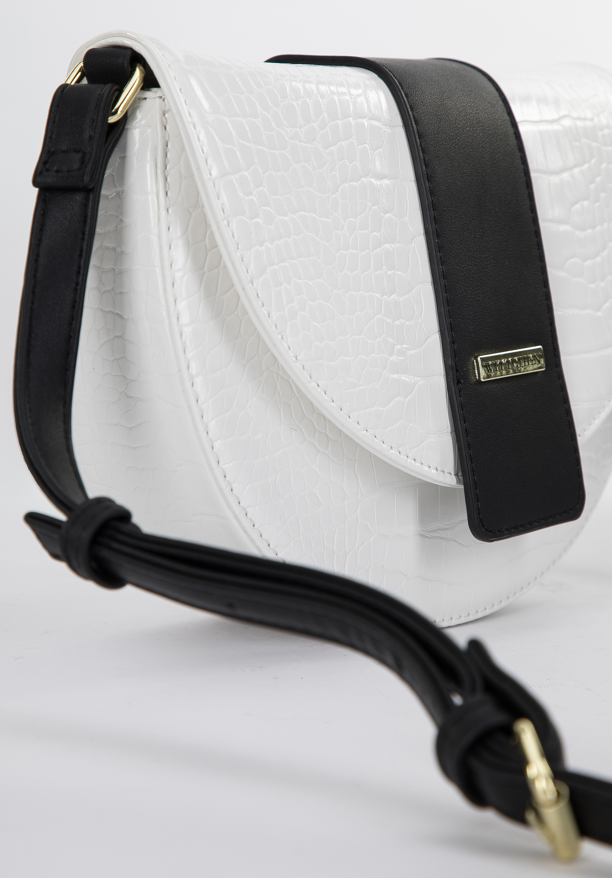 Damska listonoszka z ekoskóry croco