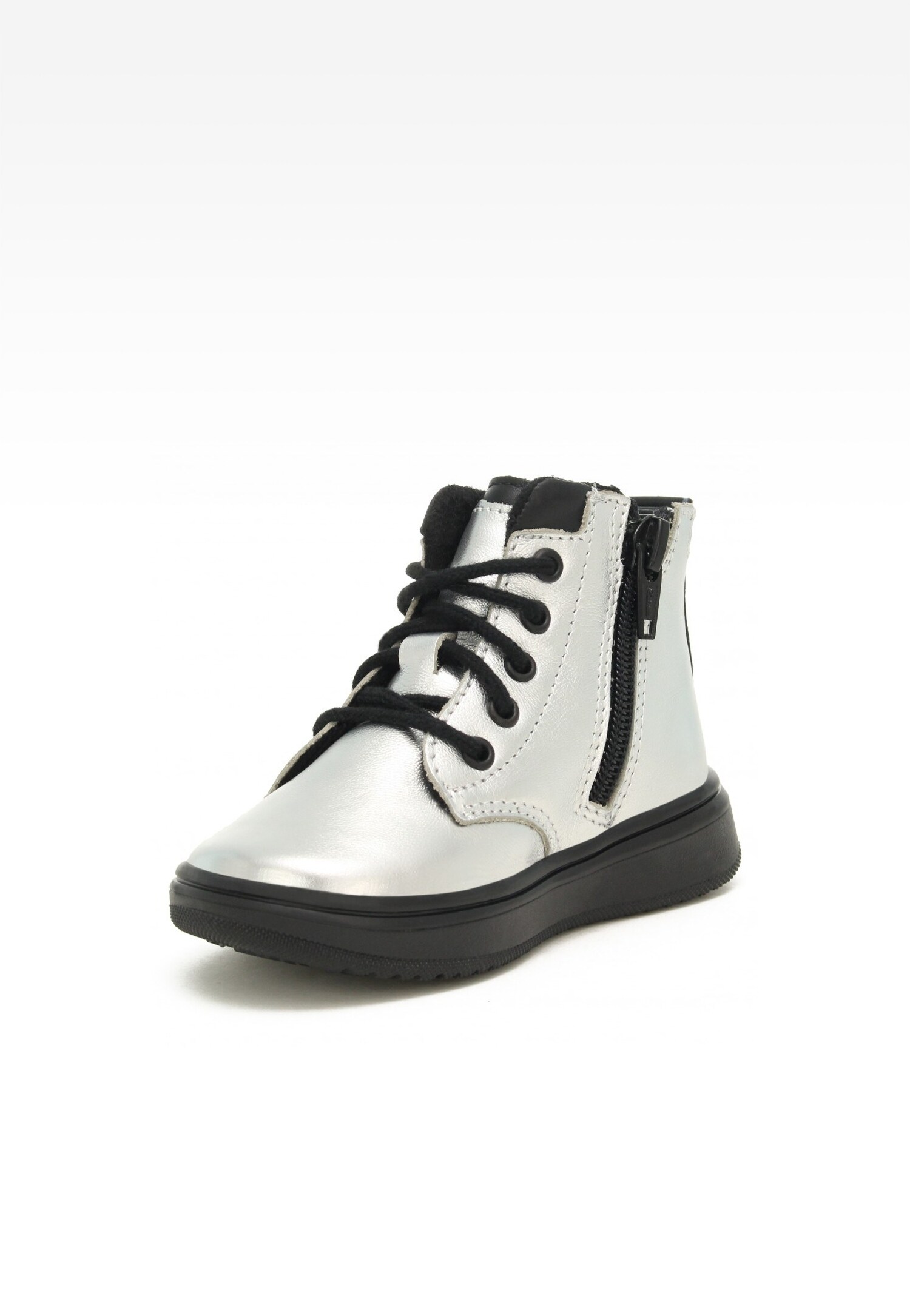 Trzewiki ocieplane BARTEK 11561001, dla dziewcząt, srebrny