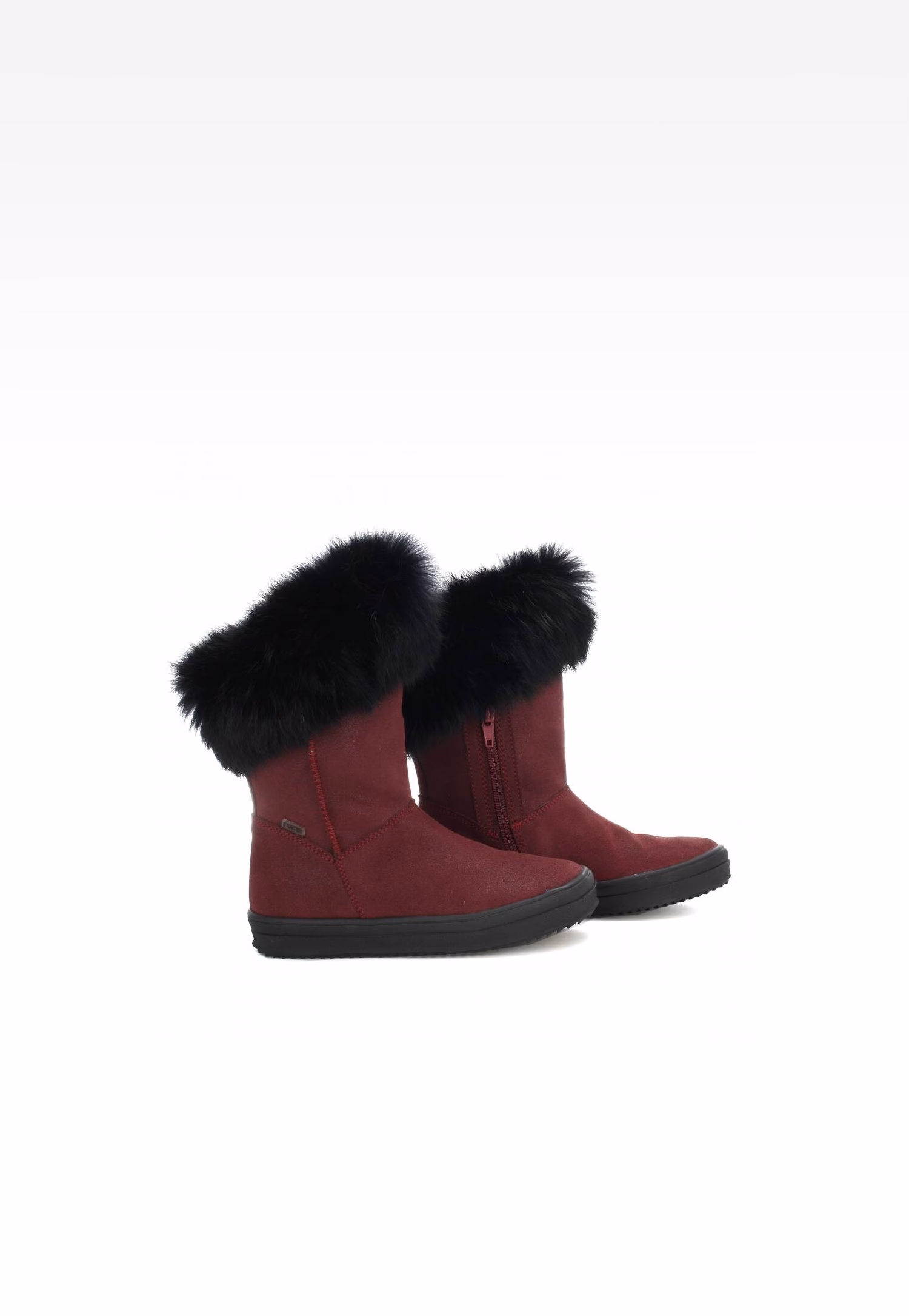 Botki ocieplane BARTEK W-44399W/BOA, dla dziewcząt, bordowy