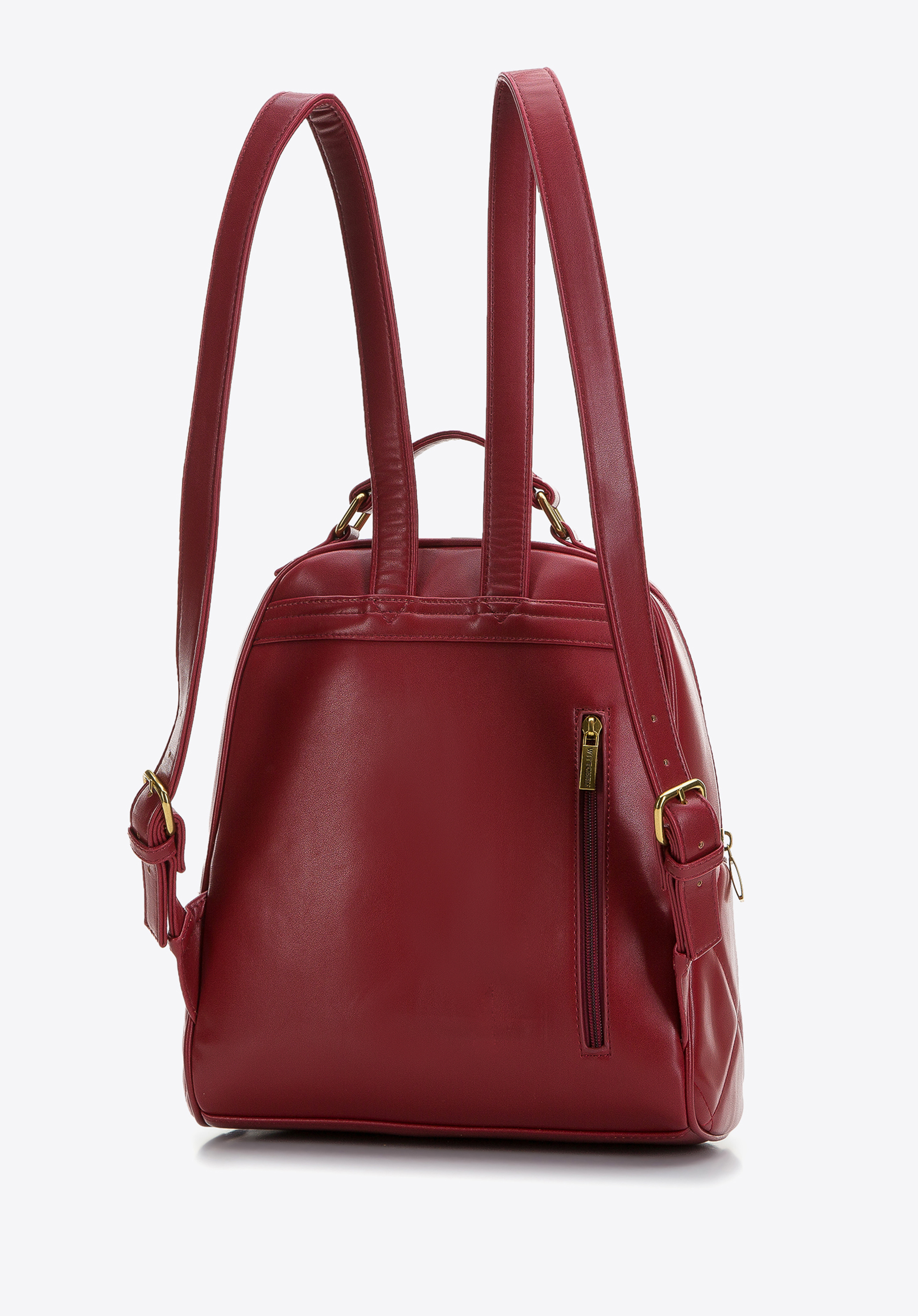 Damski plecak z geometrycznie pikowanym przodem